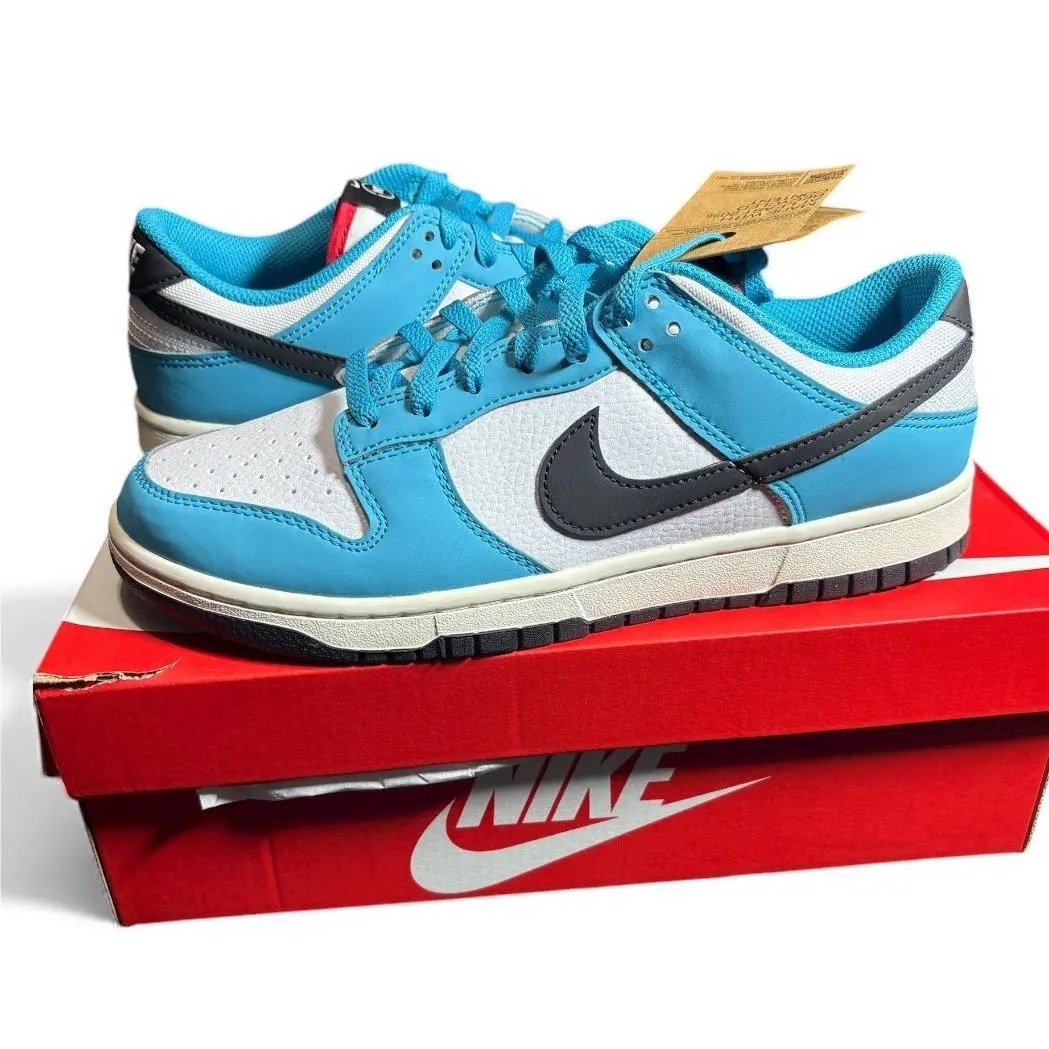 Size 9.5 - Nike Dunk Next Nature Low N7 - DK Turquoise/black-white-sail