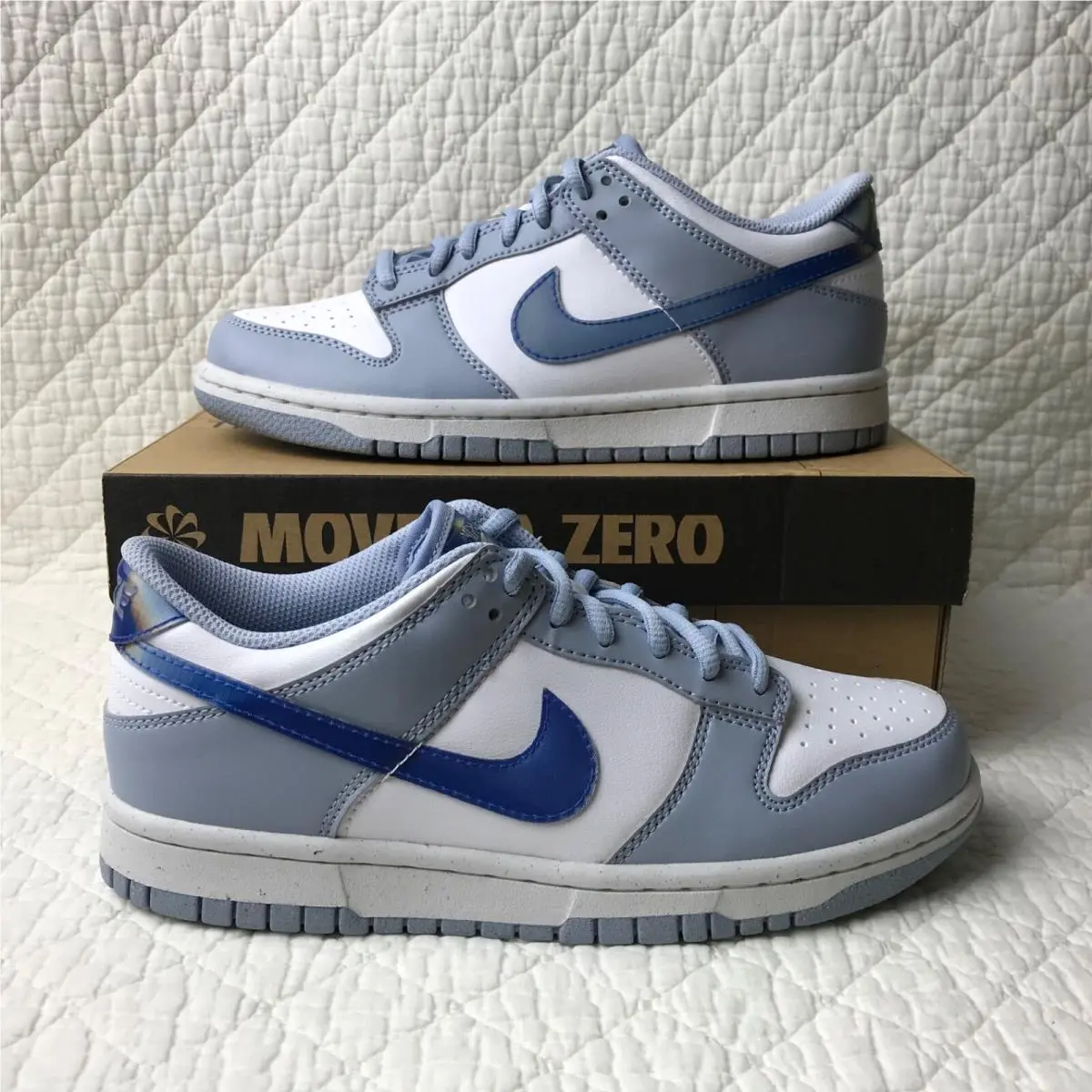 Nike Dunk Low Next Nature GS Shoes Youth SZ 5Y Blue Whisper FJ4668-400