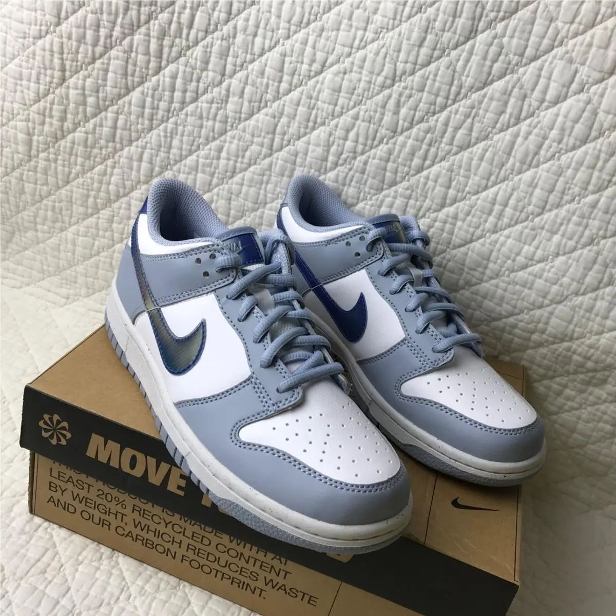 Nike shoes - Nike Dunk Low - Dunk Low - FJ4668-400 - Blue Whisper/White-Hyper Royal 8
