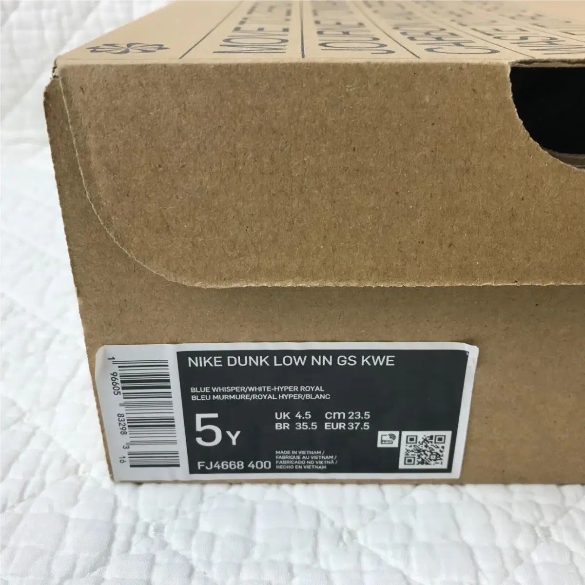 Nike shoes - Nike Dunk Low - Dunk Low - FJ4668-400 - Blue Whisper/White-Hyper Royal 10