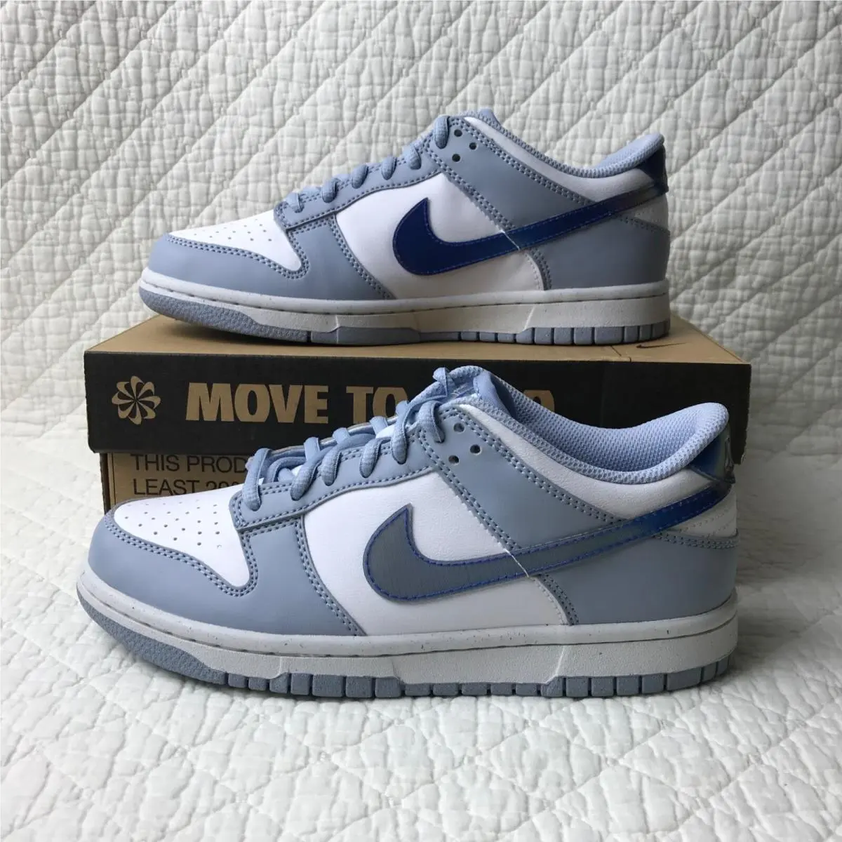 Nike shoes - Nike Dunk Low - Dunk Low - FJ4668-400 - Blue Whisper/White-Hyper Royal 1