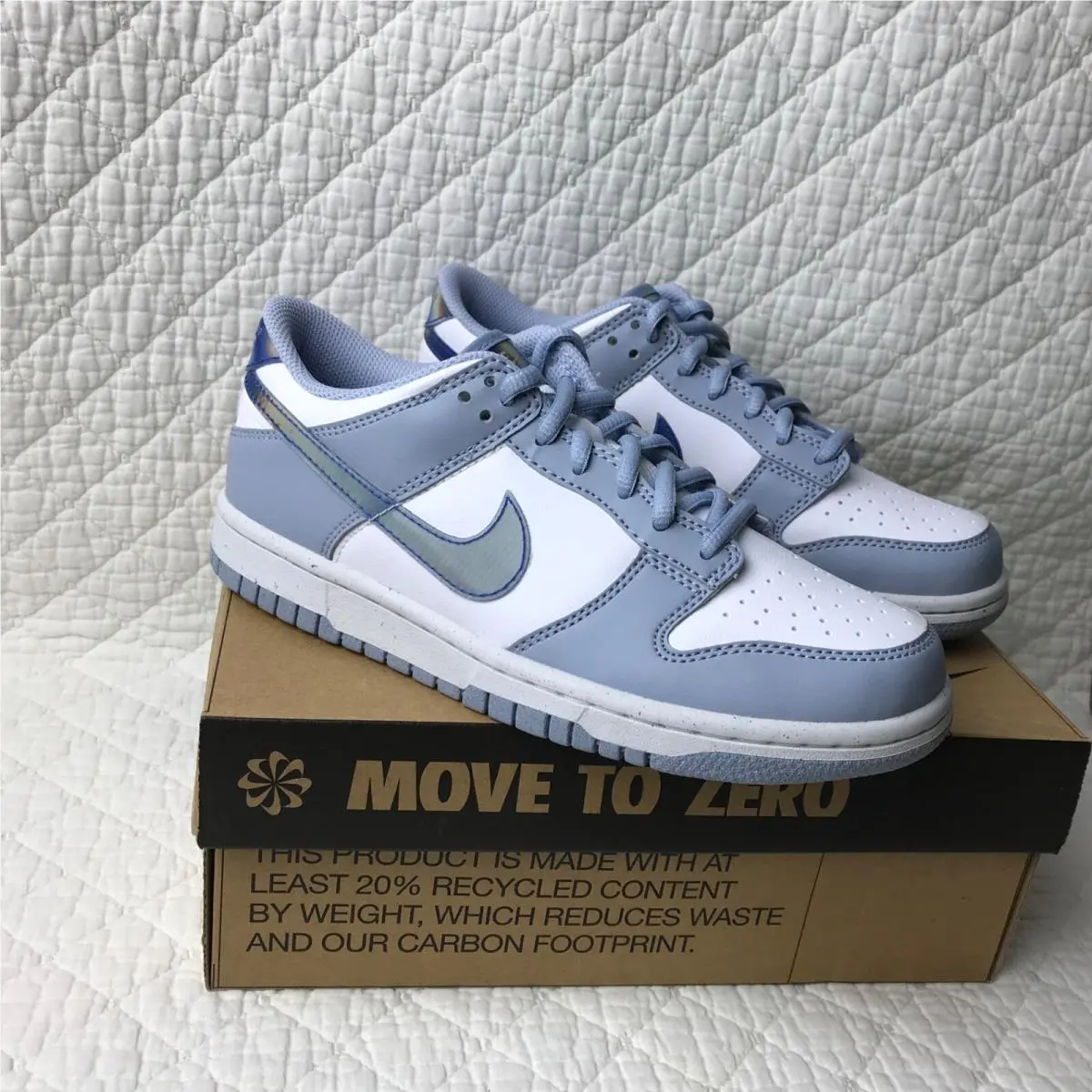 Nike shoes - Nike Dunk Low - Dunk Low - FJ4668-400 - Blue Whisper/White-Hyper Royal 7