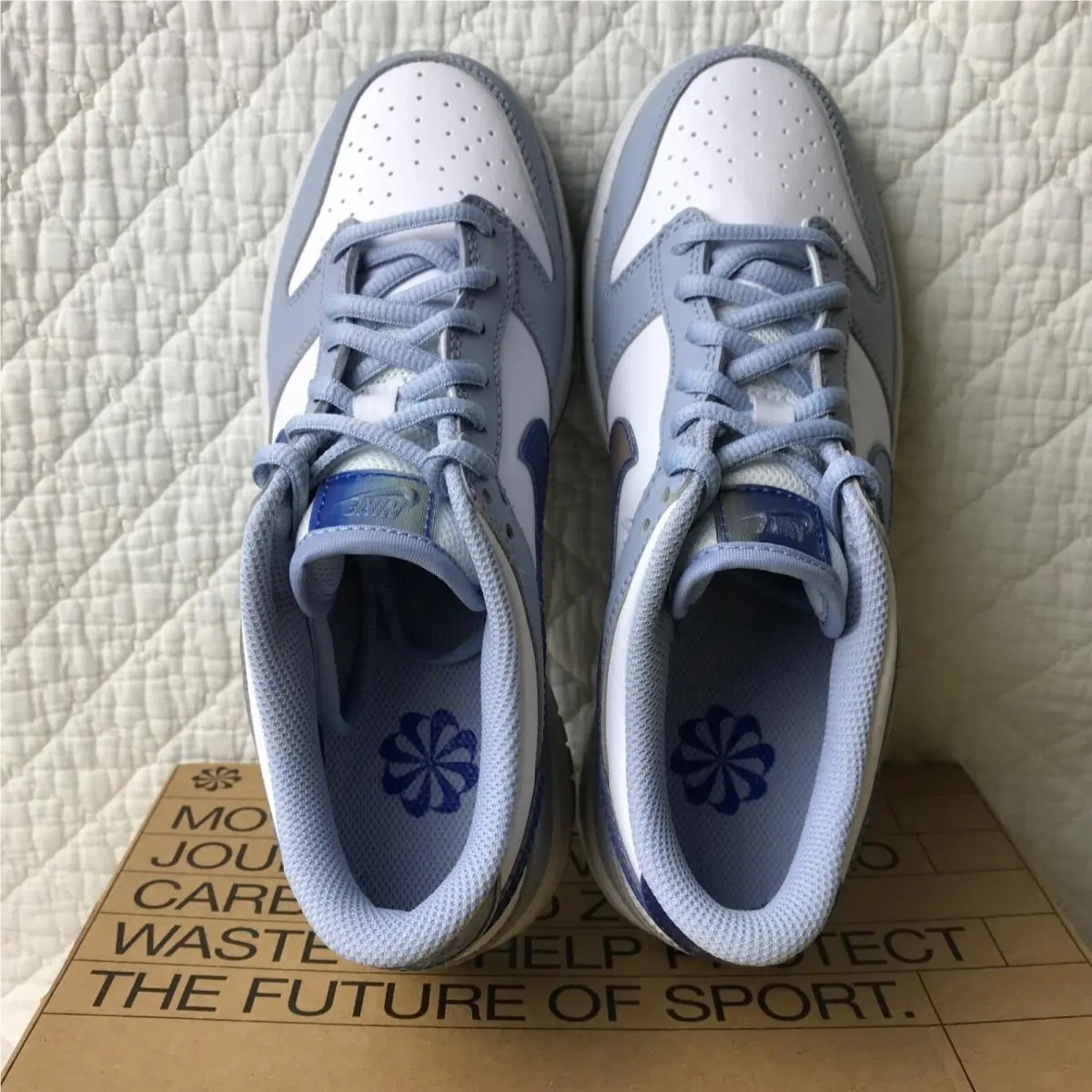 Nike shoes - Nike Dunk Low - Dunk Low - FJ4668-400 - Blue Whisper/White-Hyper Royal 5