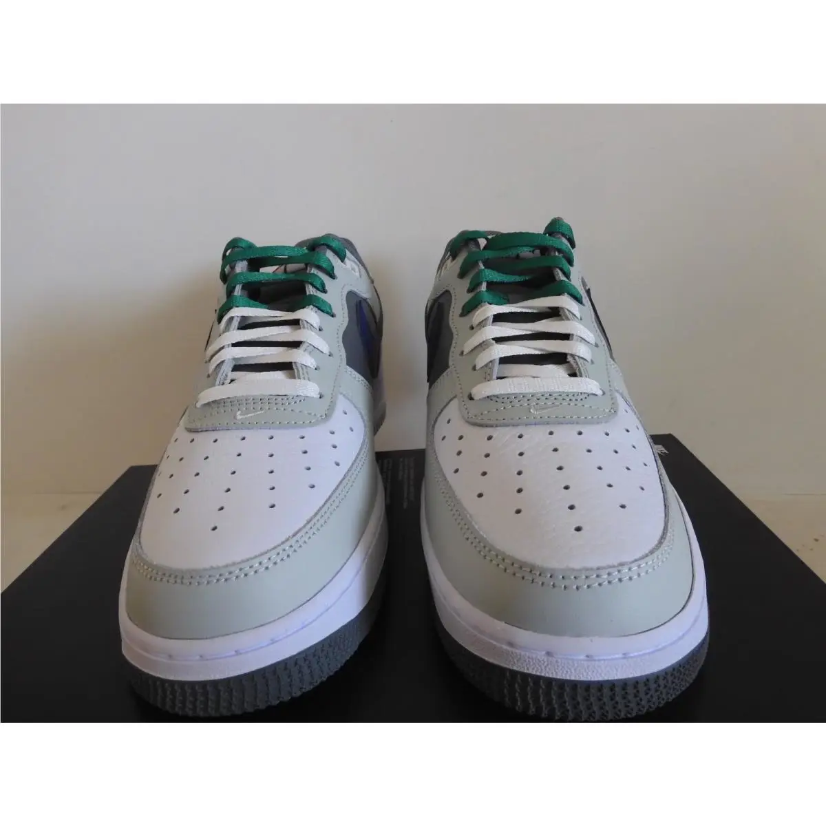 Nike shoes - Nike Air Force 1 - Air Force - FD2592-001 - Light Silver/Deep Royal Blue 1