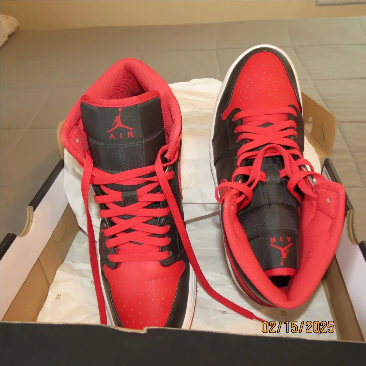 Nike shoes - Air Jordan 1 Mid - Air Mid - DQ8426-060 - Red 0