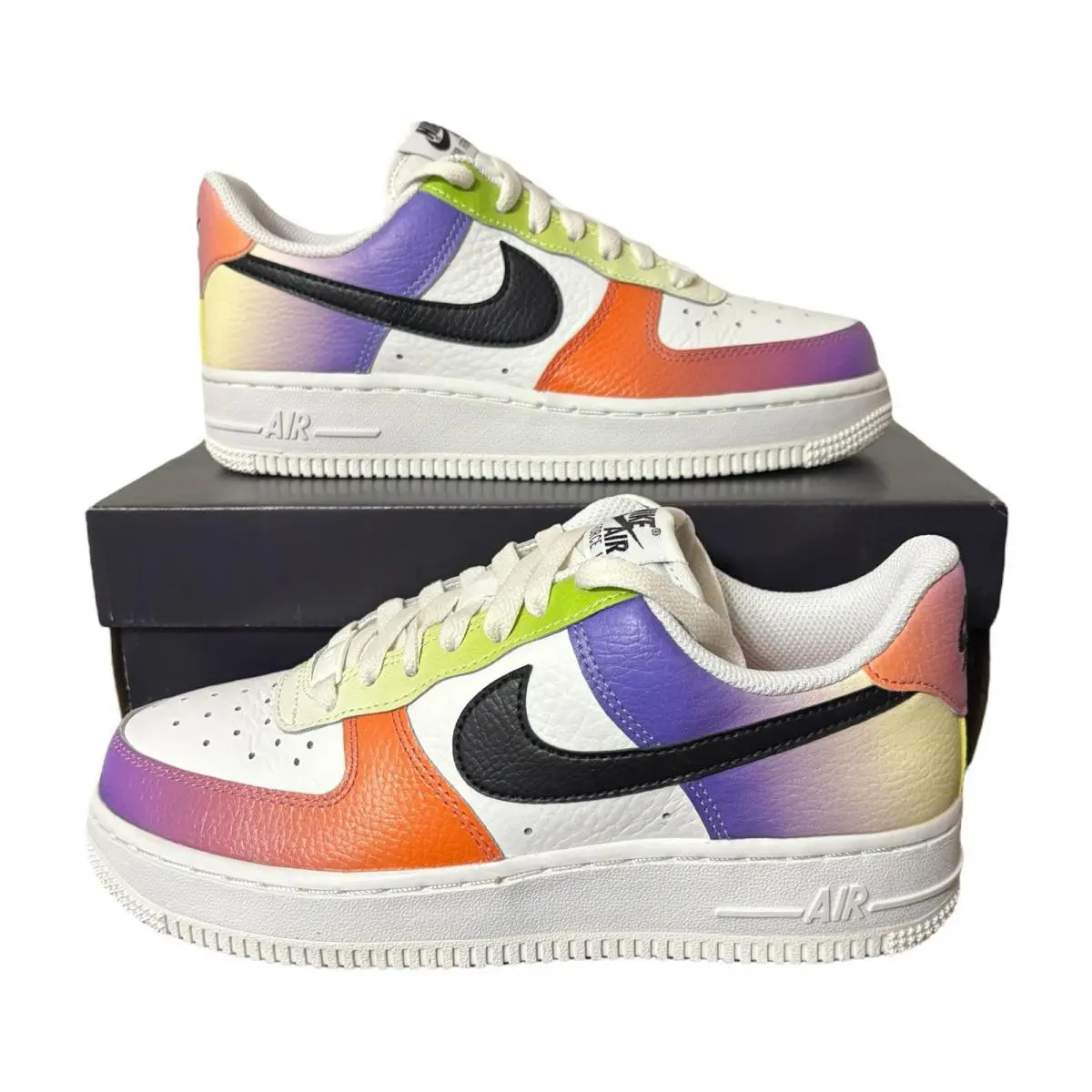 FD0801-100 Nike Wmns Air Force 1 Low ‘07 “multi-color” Casual Shoes Sz 6.5 - Multicolor