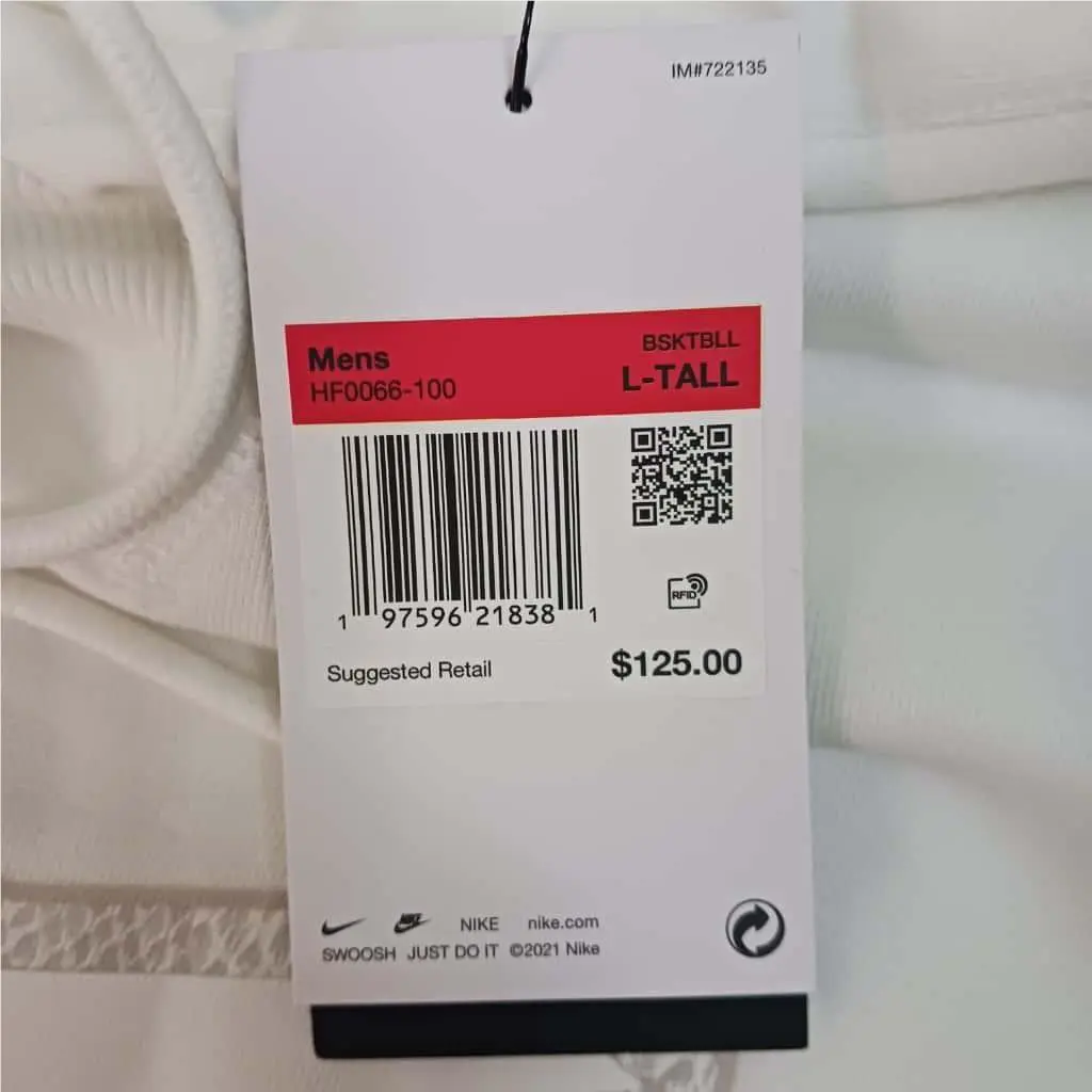 Nike clothing - HF0066-100 - HF0066-100 - White (UPC: 0197598753163) 10