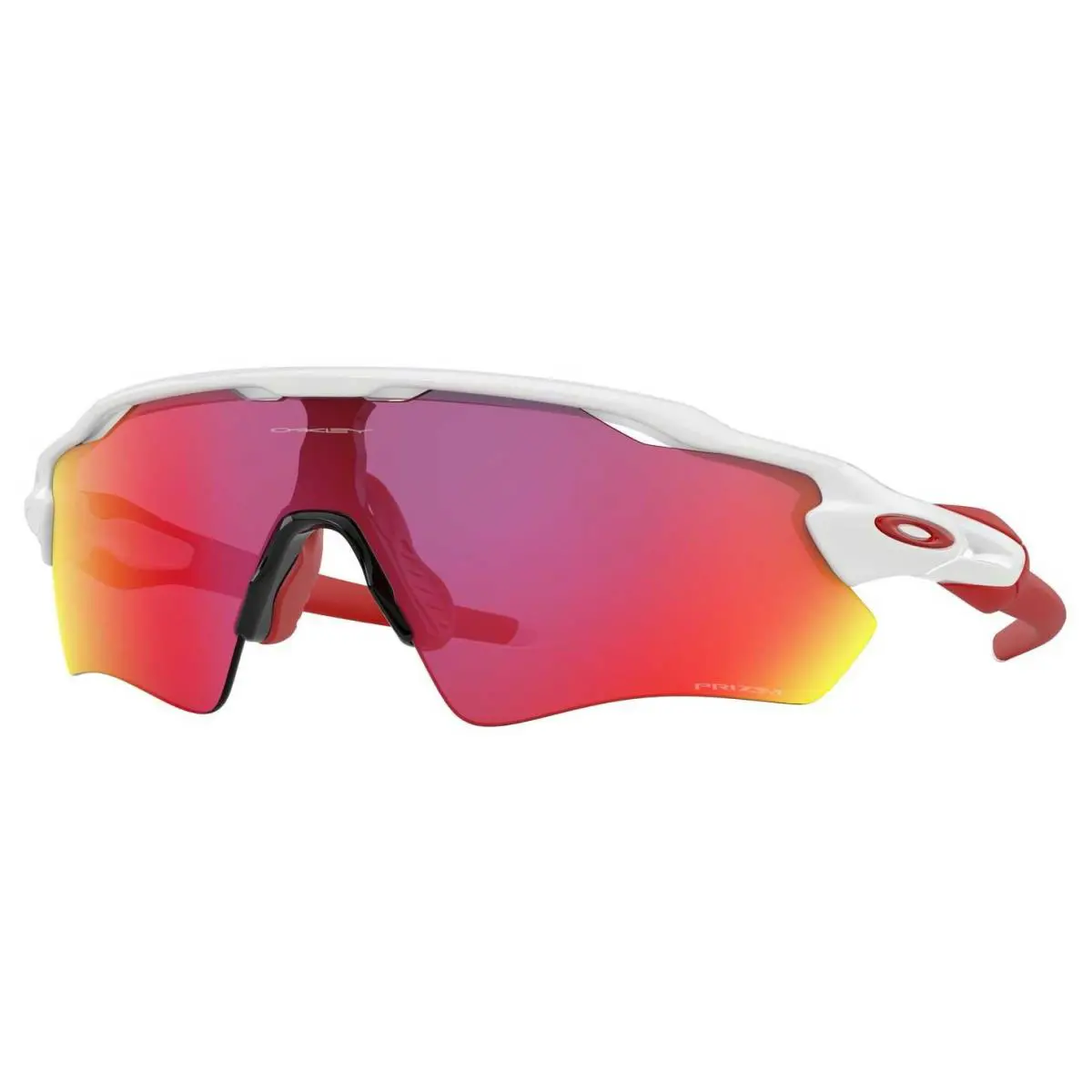 Radar EV Path White Red Bike w Prizm Road Sunglass OO9208-05 by Oakley