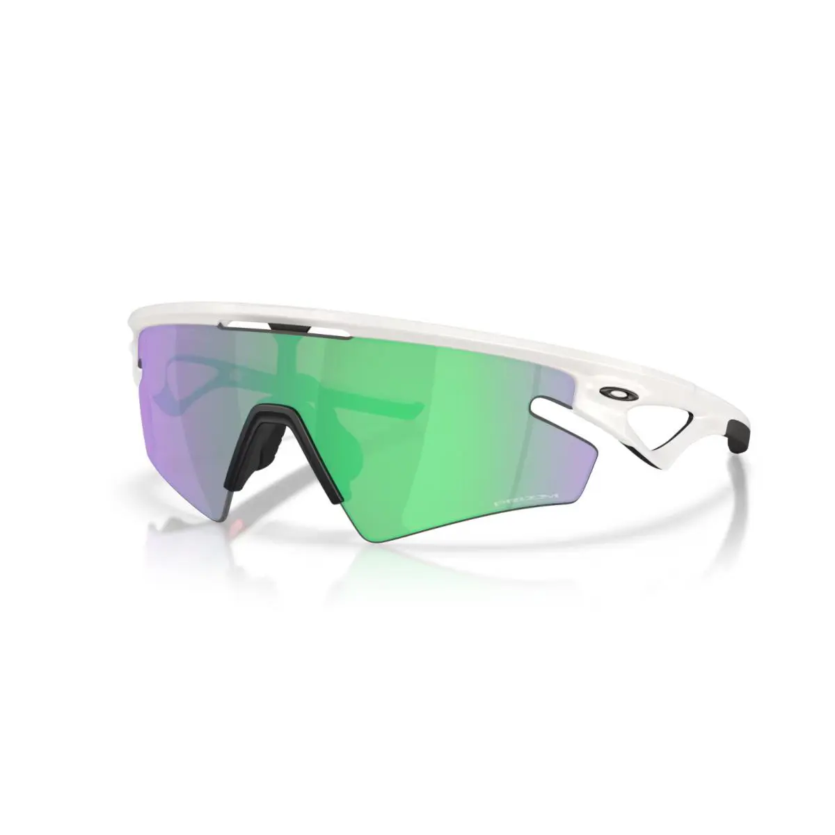 Sphaera Slash Matte Vapor White Prizm Road Jade Lens Sunglass 9499-04 by Oakley