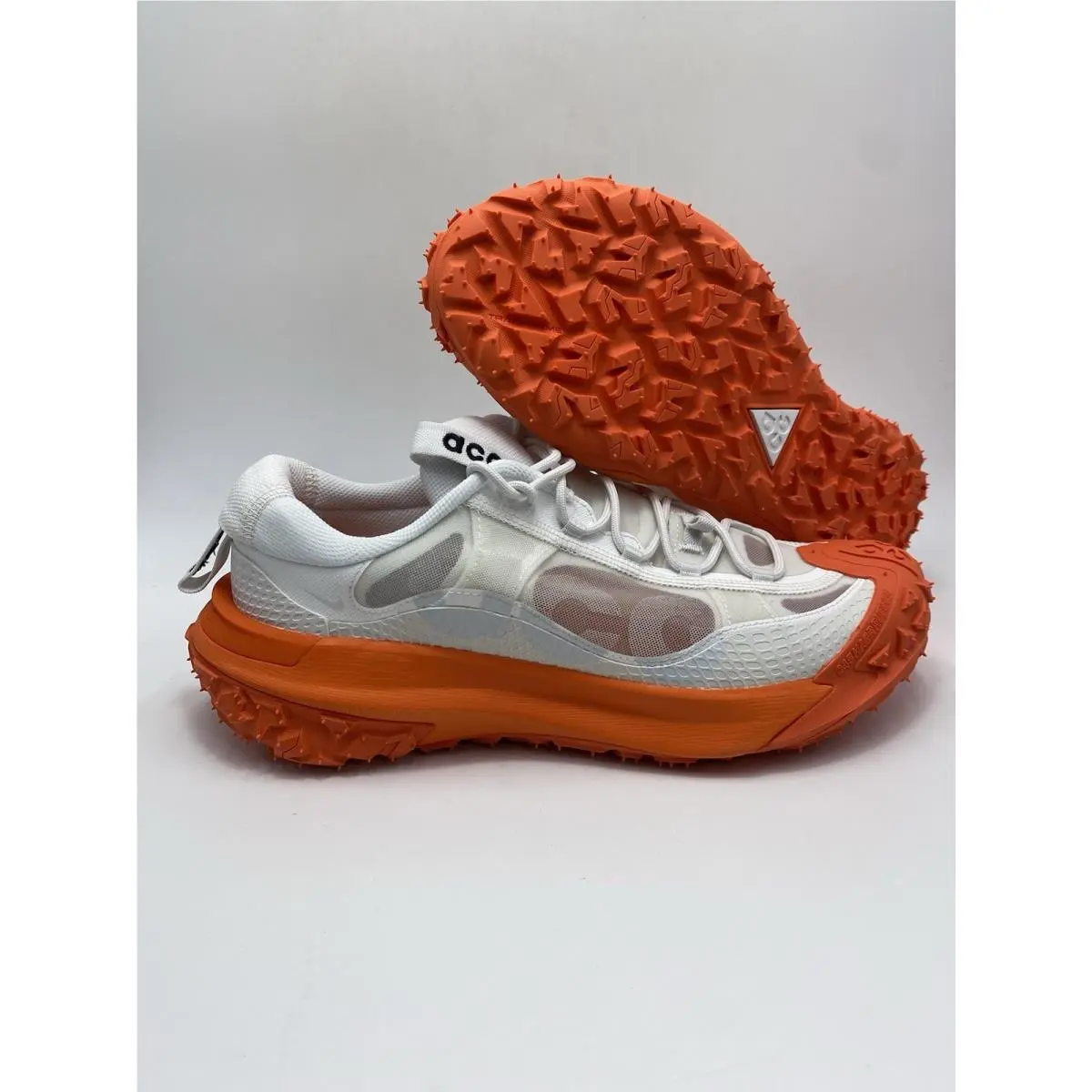 Nike Acg Mountain Fly 2 Low Summit White Orange DV7903 100 Men`s Size 8