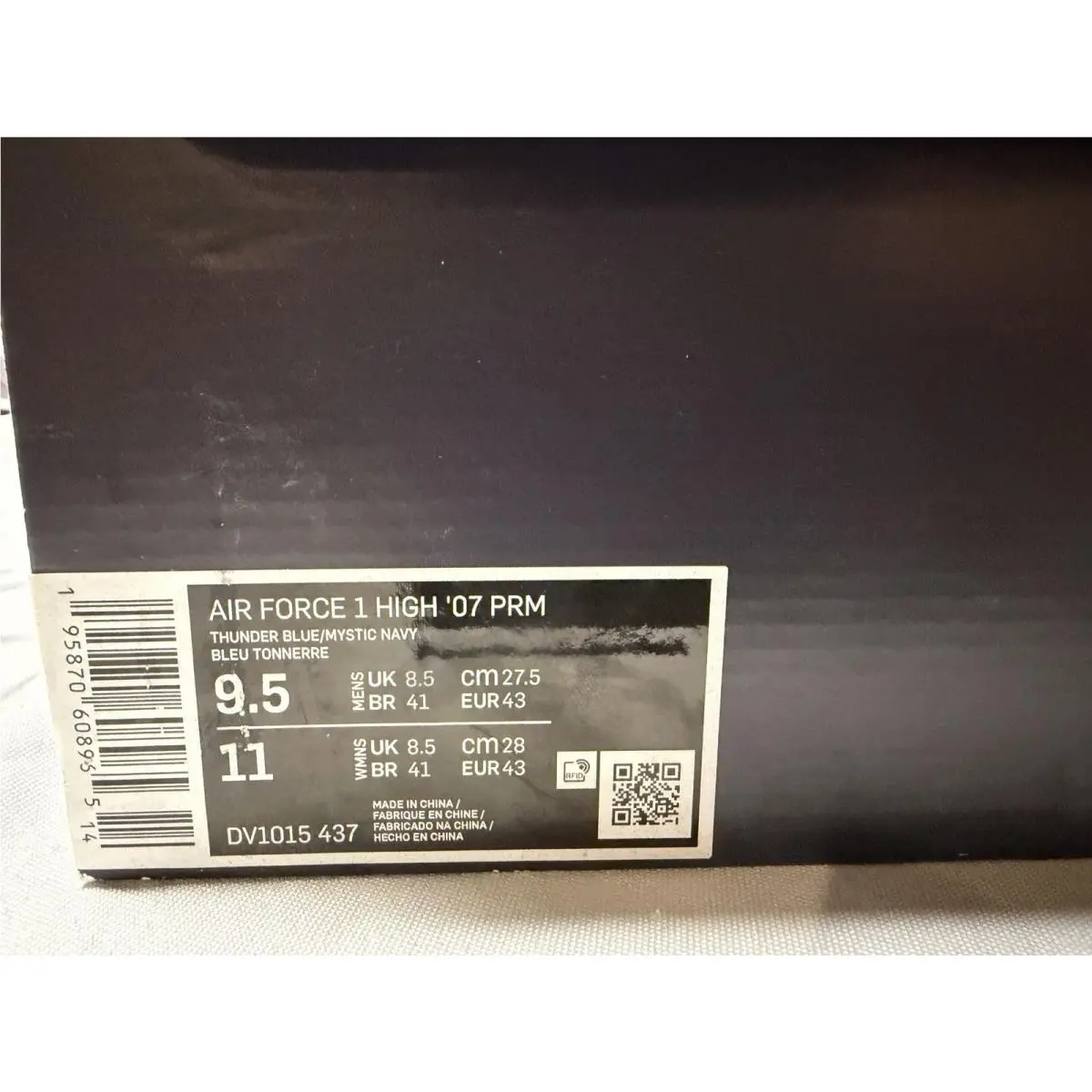 Nike shoes - Nike Air Force 1 - Air Force - DV1015-437 - Blue 8