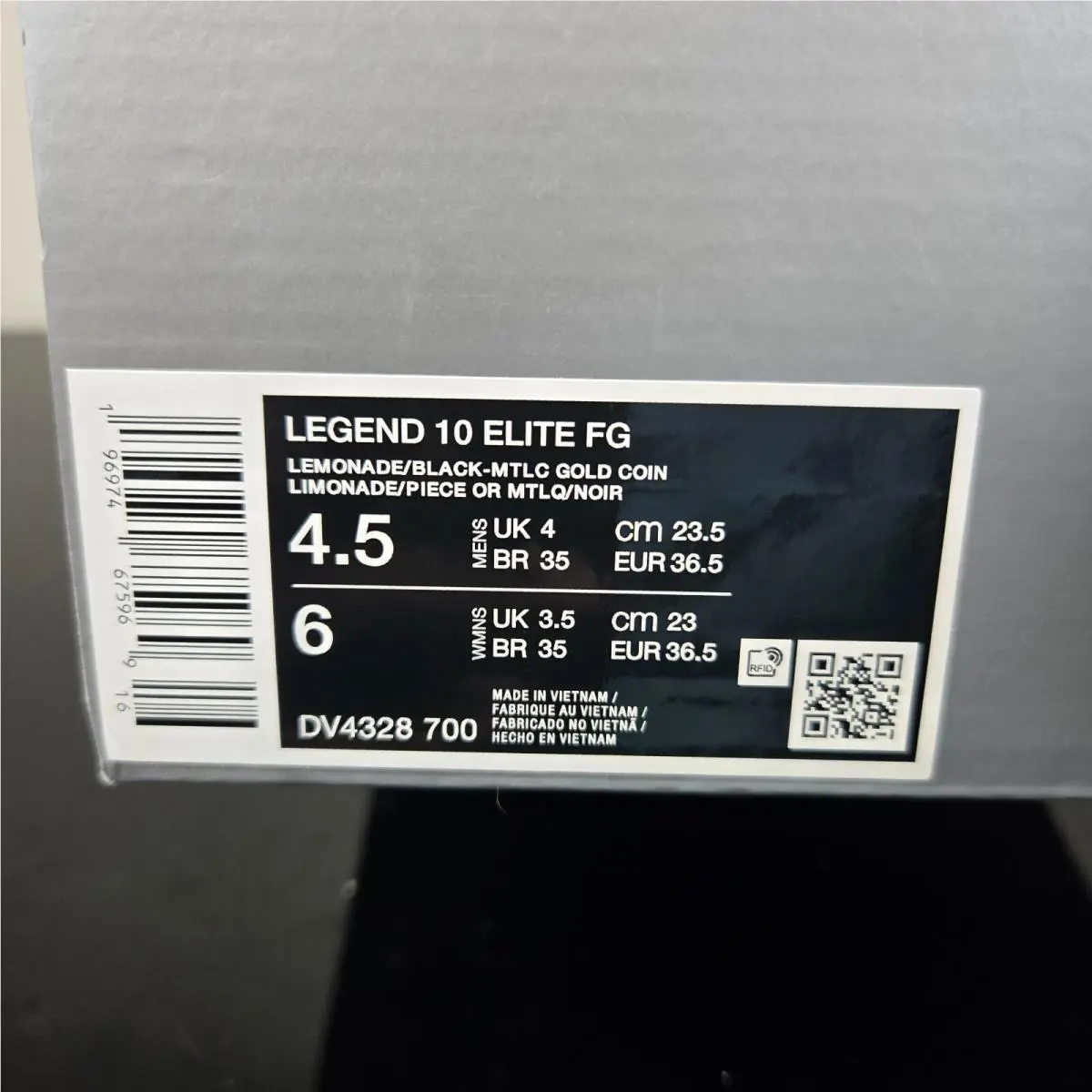 Nike shoes - Nike Tiempo Legend 10 Elite FG - DV4328-700 - Yellow 7