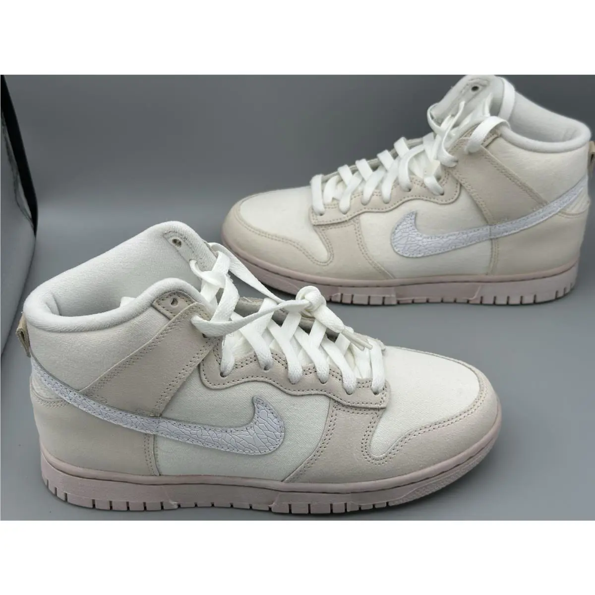 Nike shoes - Nike Dunk High - Dunk High - DV0822-100 - White, Manufacturer: Summit White/White/Phantom/Pink Oxford (UPC: 196153306905) 1