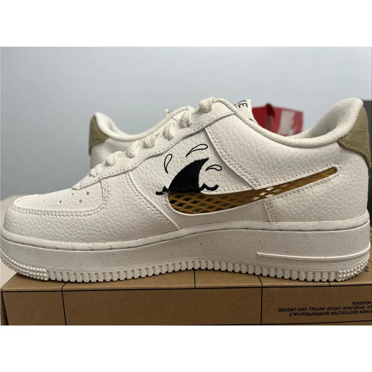 Nike shoes - Nike Air Force 1 `07 - DM0117-100 - Sail Sanded Gold Black 0