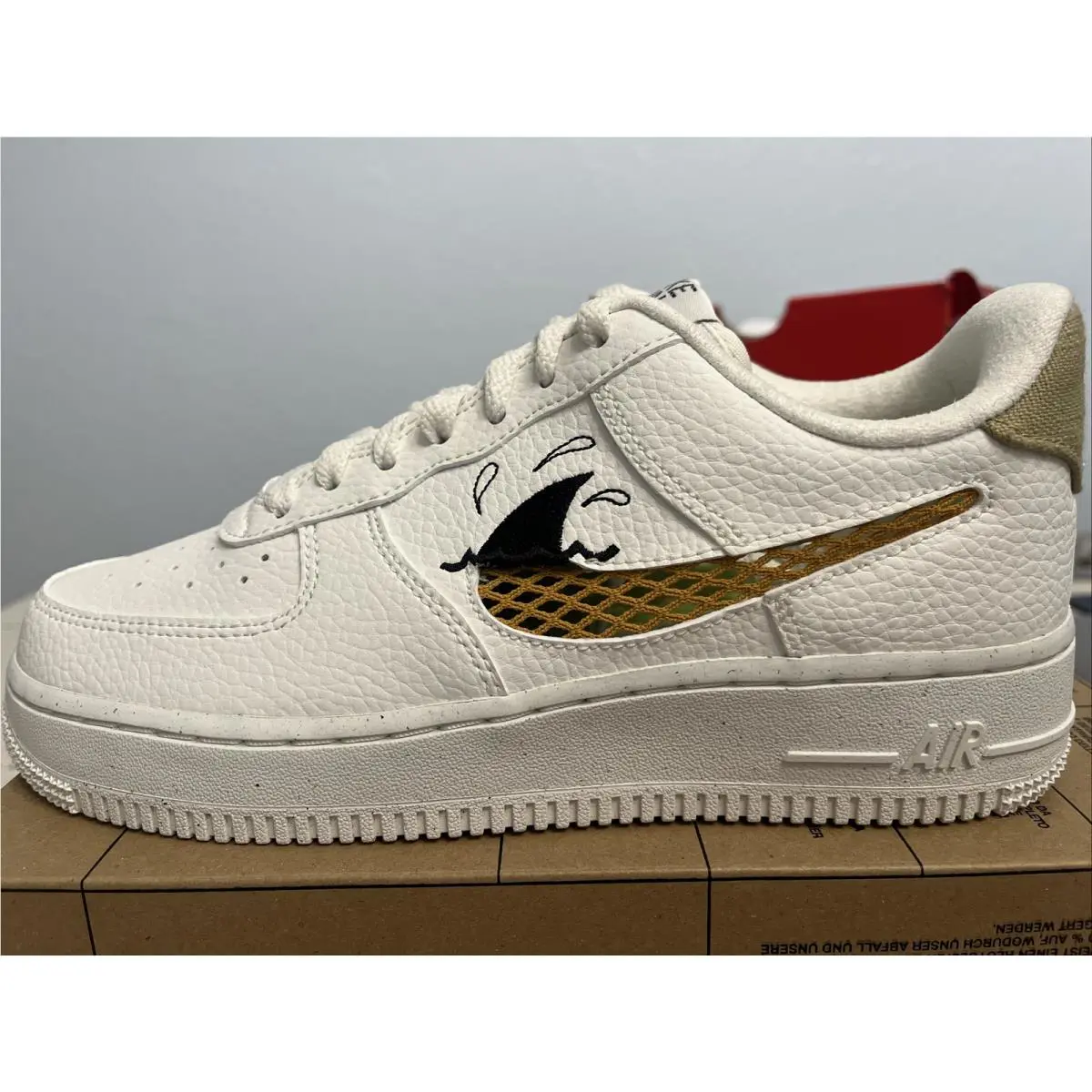 Nike shoes - Nike Air Force 1 `07 - DM0117-100 - Sail Sanded Gold Black 2