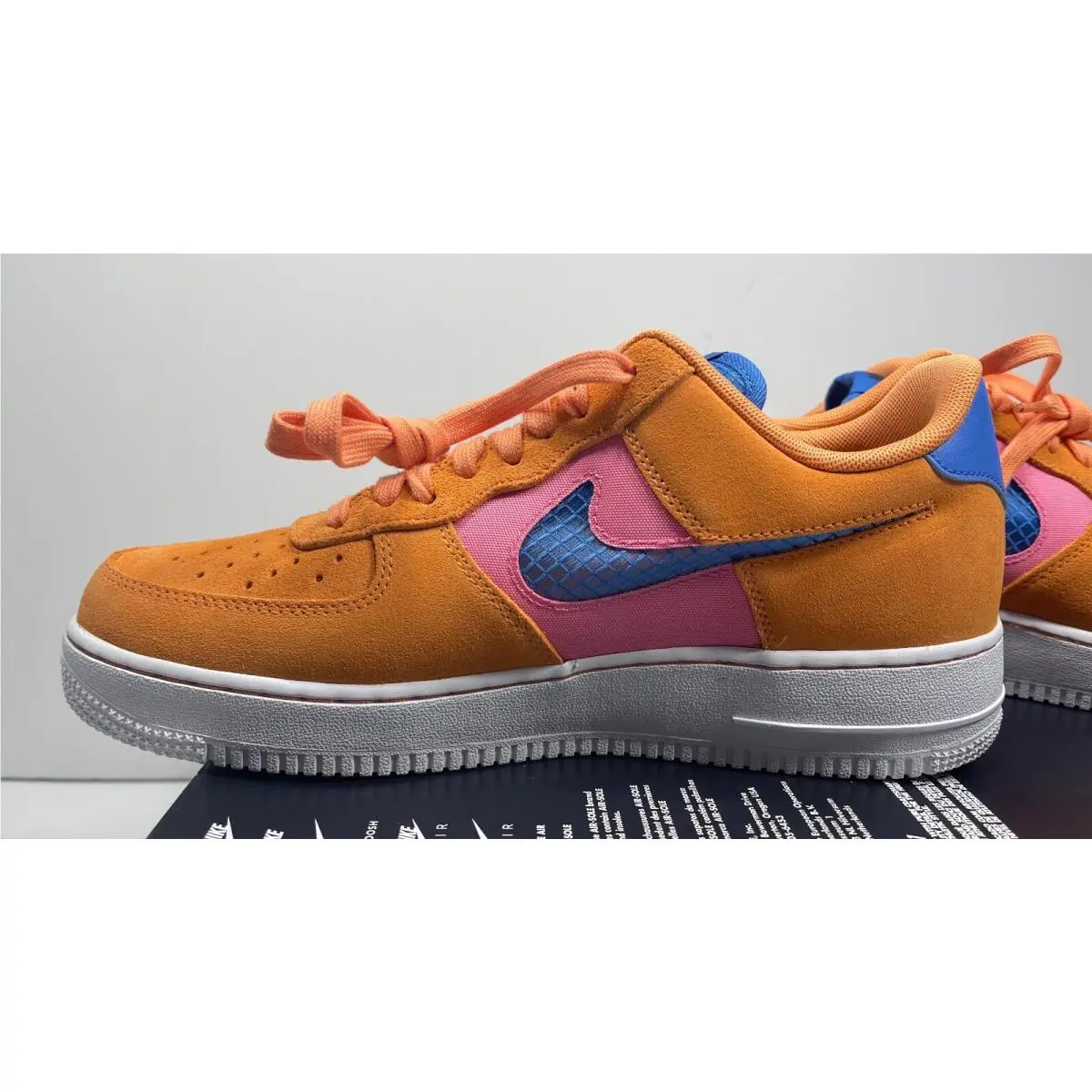 Nike shoes - Nike Air Force 1 - Air Force - CW7300 800 - Orange Trance Lotus Pink Pacific Blue (UPC: 194275556567) 4