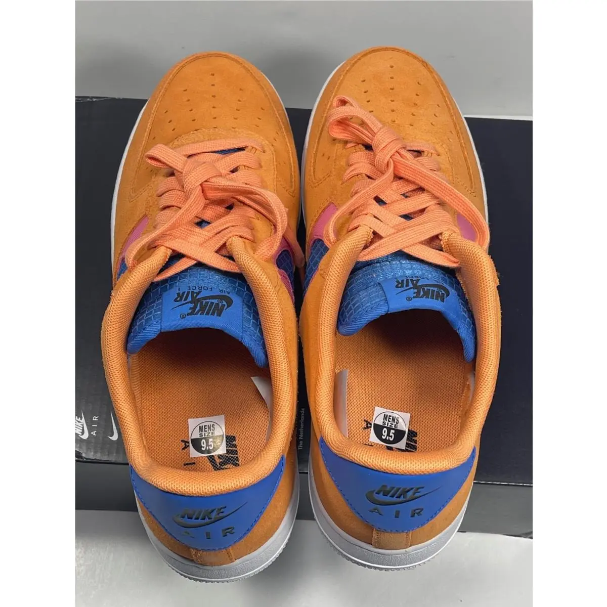 Nike shoes - Nike Air Force 1 - Air Force - CW7300 800 - Orange Trance Lotus Pink Pacific Blue (UPC: 194275556567) 6