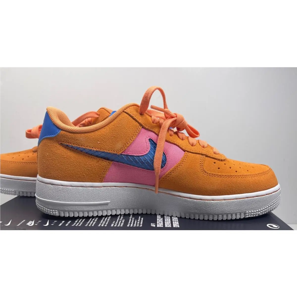 Nike shoes - Nike Air Force 1 - Air Force - CW7300 800 - Orange Trance Lotus Pink Pacific Blue (UPC: 194275556567) 5
