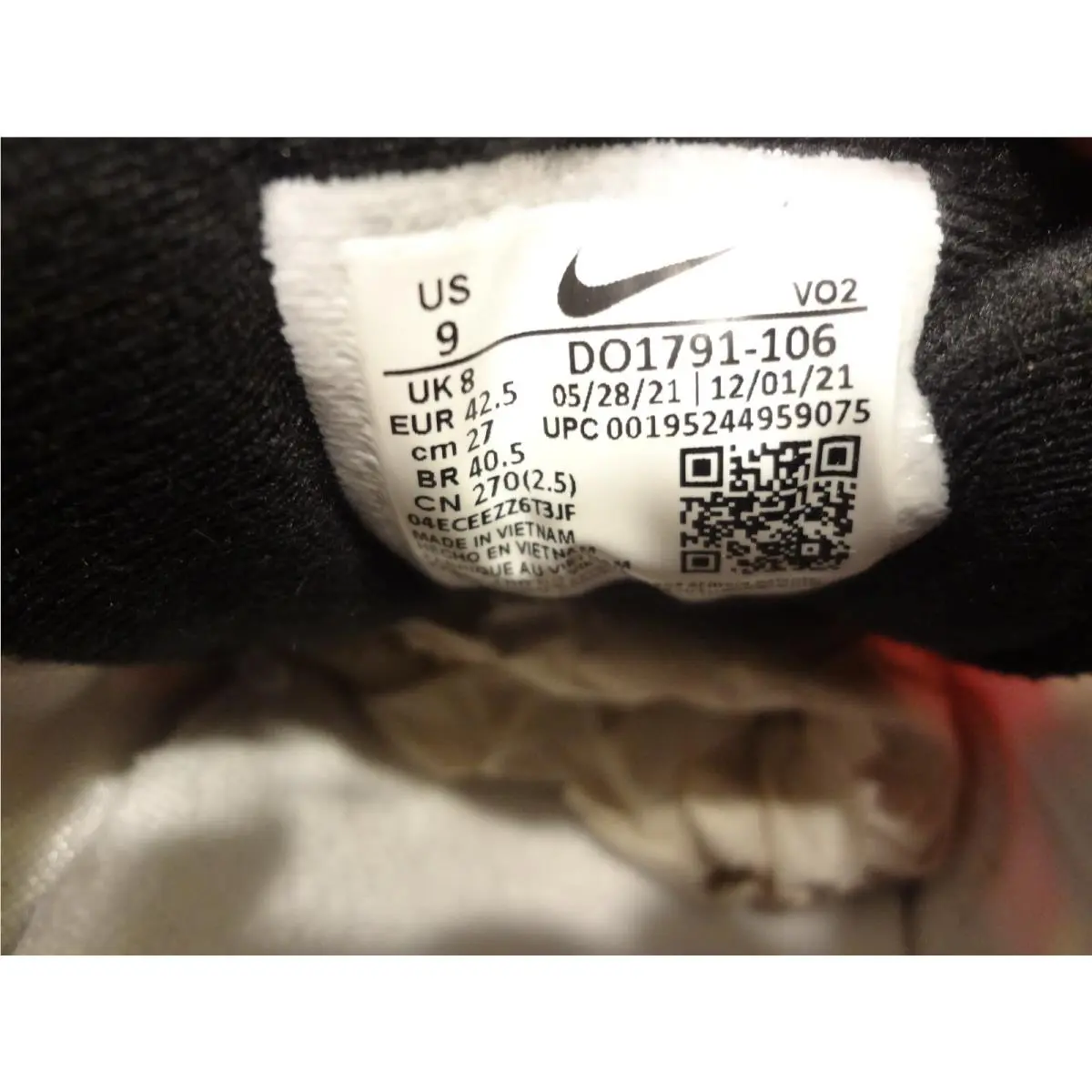 Nike shoes - Nike Air Bo Turf - Air Turf - DO1791106 - White (UPC: 195244959150) 4