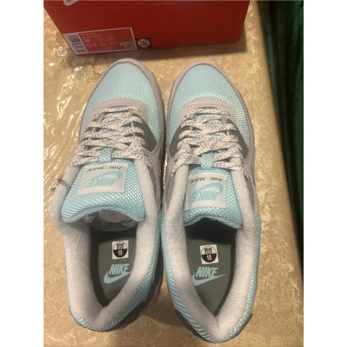 Nike shoes - Nike Air Max 90 - Air Max - DQ0789-001 - Wolf Grey / Copa-Cool Grey (UPC: 0195866396302) 8