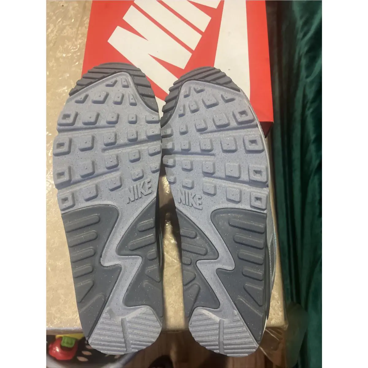 Nike shoes - Nike Air Max 90 - Air Max - DQ0789-001 - Wolf Grey / Copa-Cool Grey (UPC: 0195866396302) 9