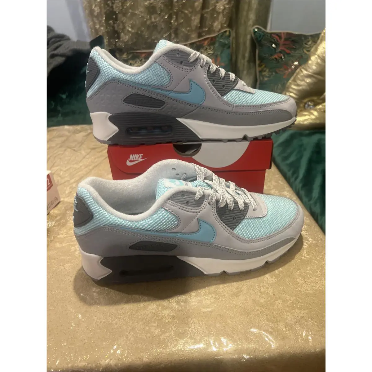Nike shoes - Nike Air Max 90 - Air Max - DQ0789-001 - Wolf Grey / Copa-Cool Grey (UPC: 0195866396302) 1