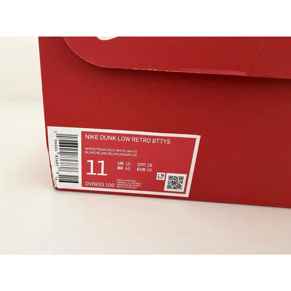 Nike shoes - Nike Dunks - Dunks - DV0833-100 - Gold/white 8