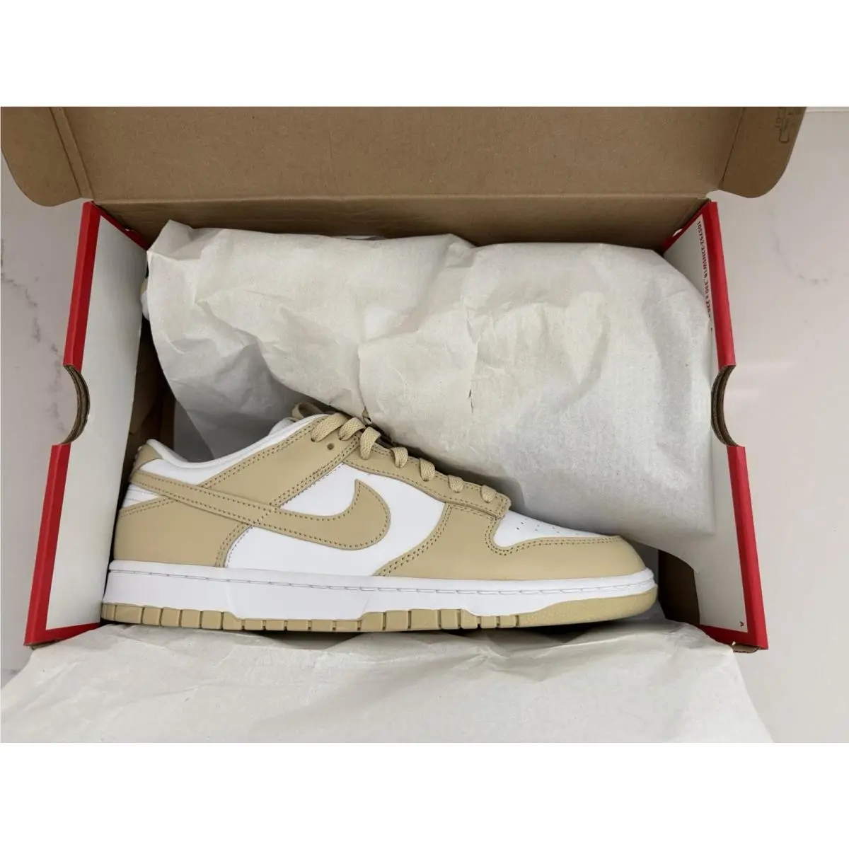 Nike shoes - Nike Dunks - Dunks - DV0833-100 - Gold/white 9