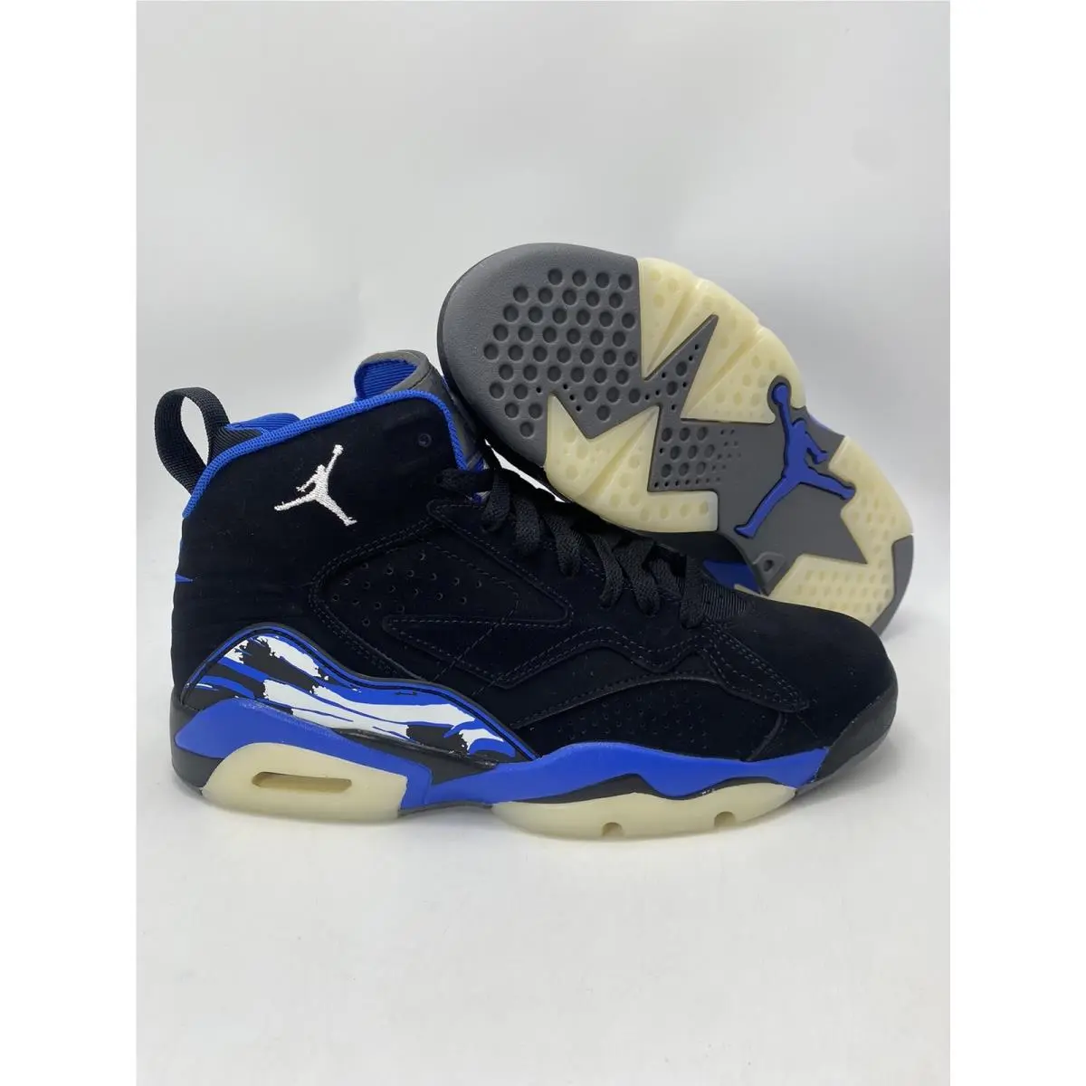 Nike Wmns Jordan Mvp 678 Black Varsity Royal Shoes Women`s Size 10.5