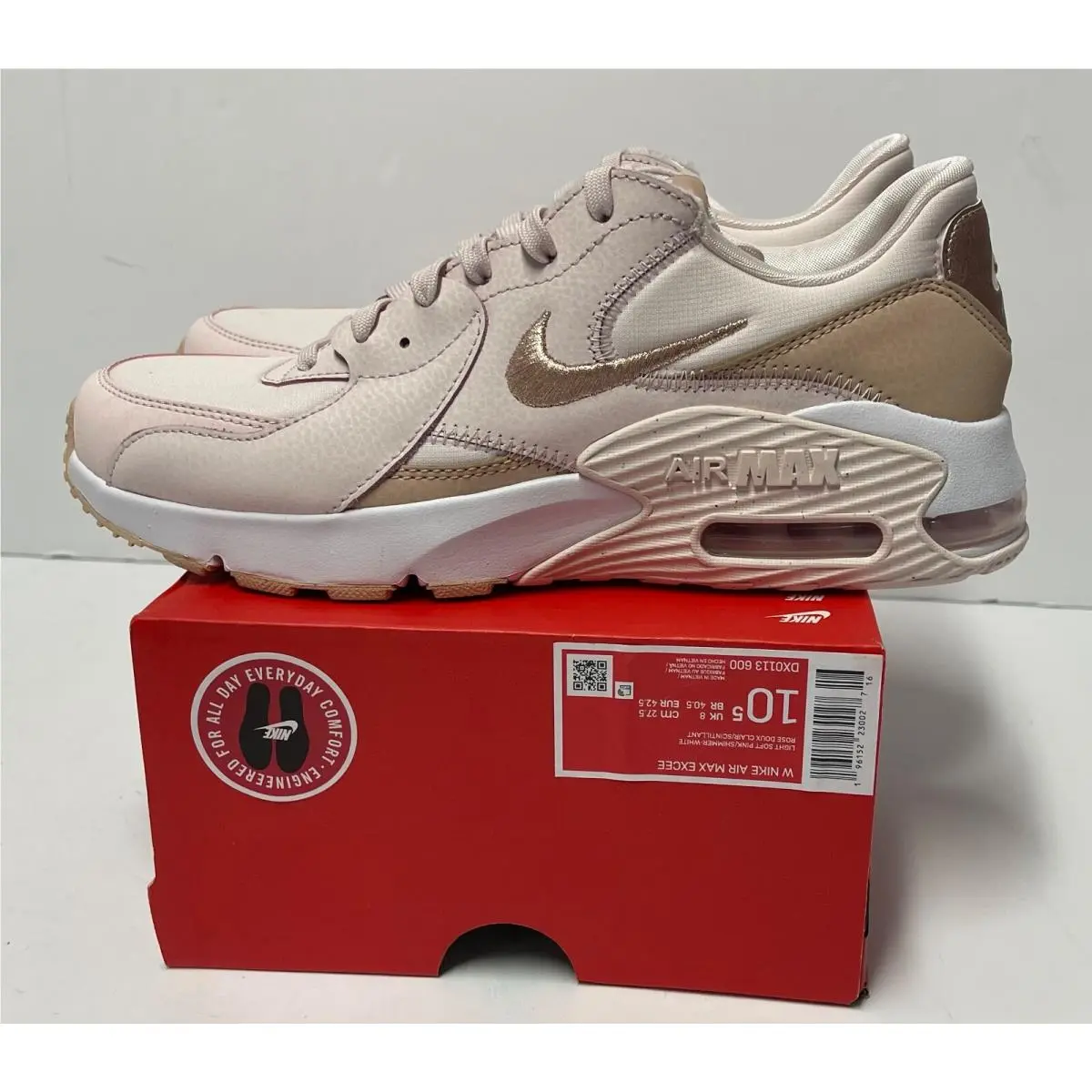 Nike Air Max Excee Light Soft Pink DX0113 600 Women Size 10.5