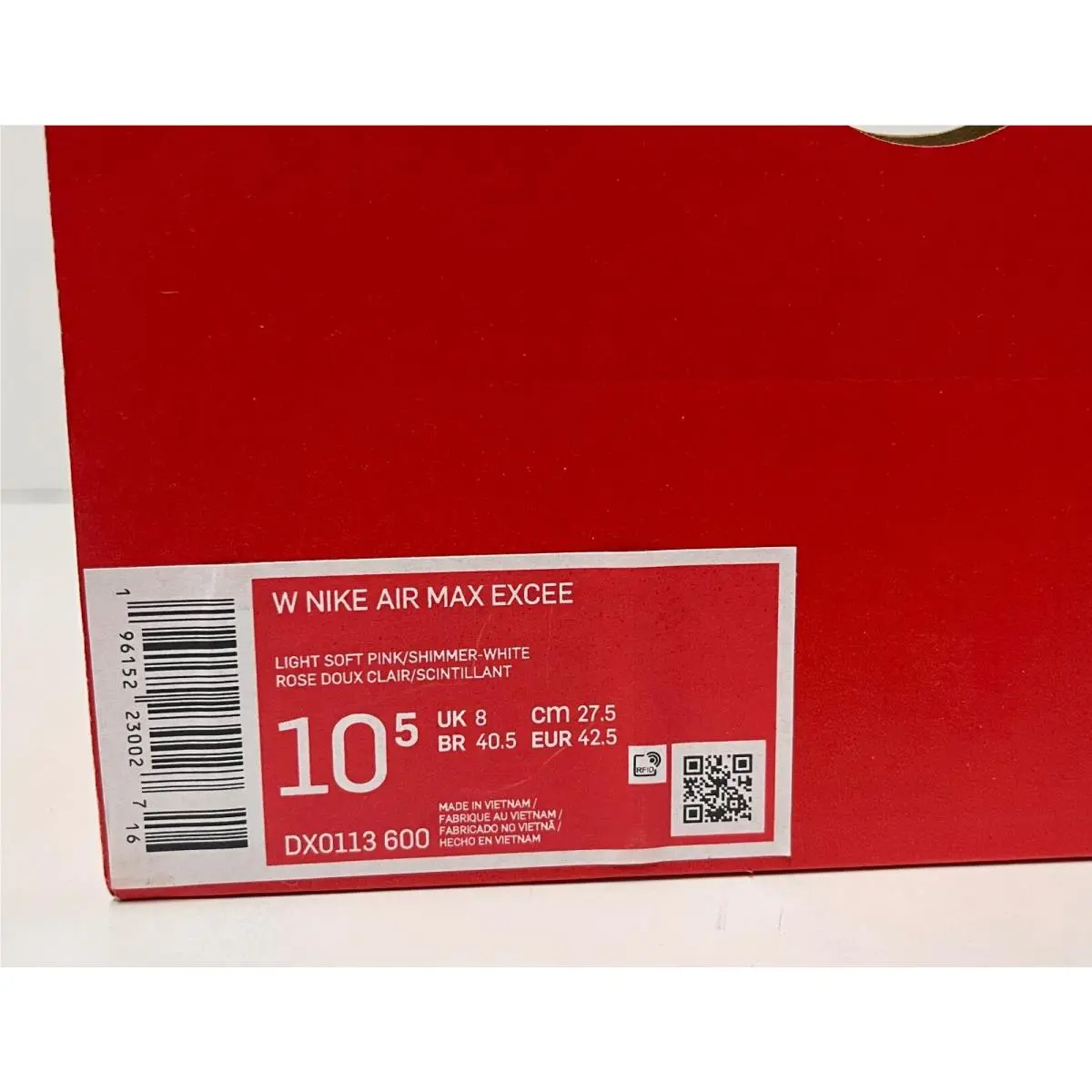 Nike shoes - Nike Air Max Excee - Air Max Excee - DX0113-600 - LIGHT SOFT PINK (UPC: 196152230027) 10