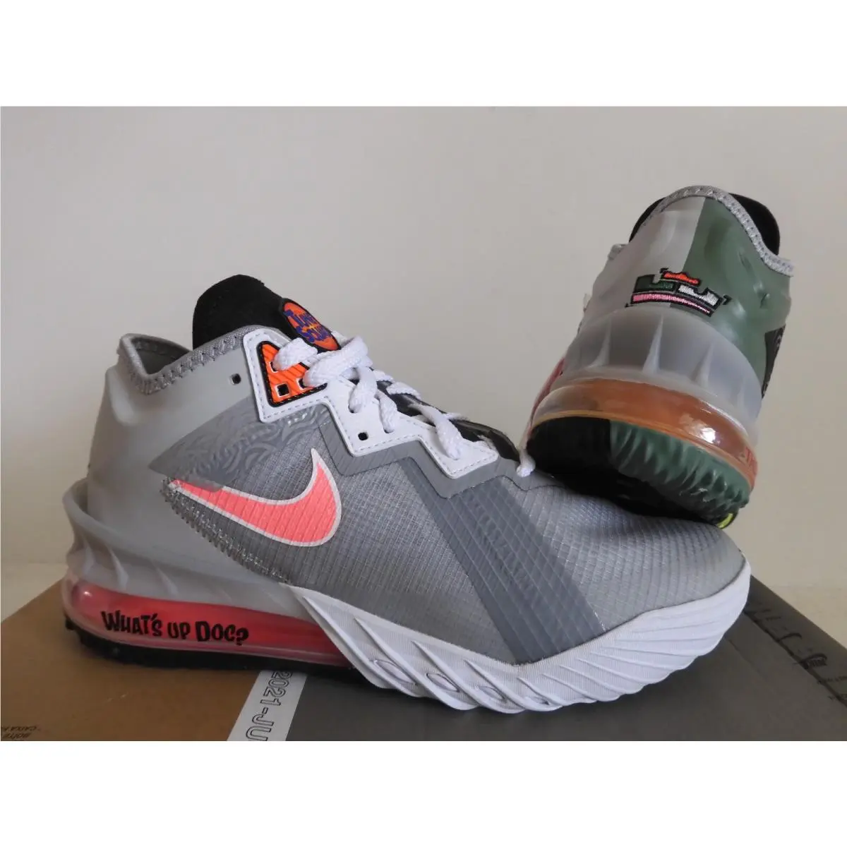 Nike shoes - Nike LeBron 18 - LeBron - CV7562005 - Gray (UPC: 195238578572) 0
