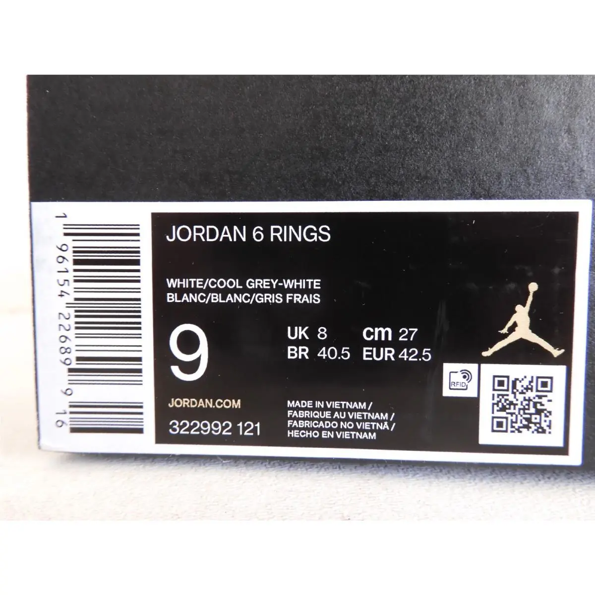 Nike shoes - Jordan 6 Rings - Rings - 322992-121 - White 3