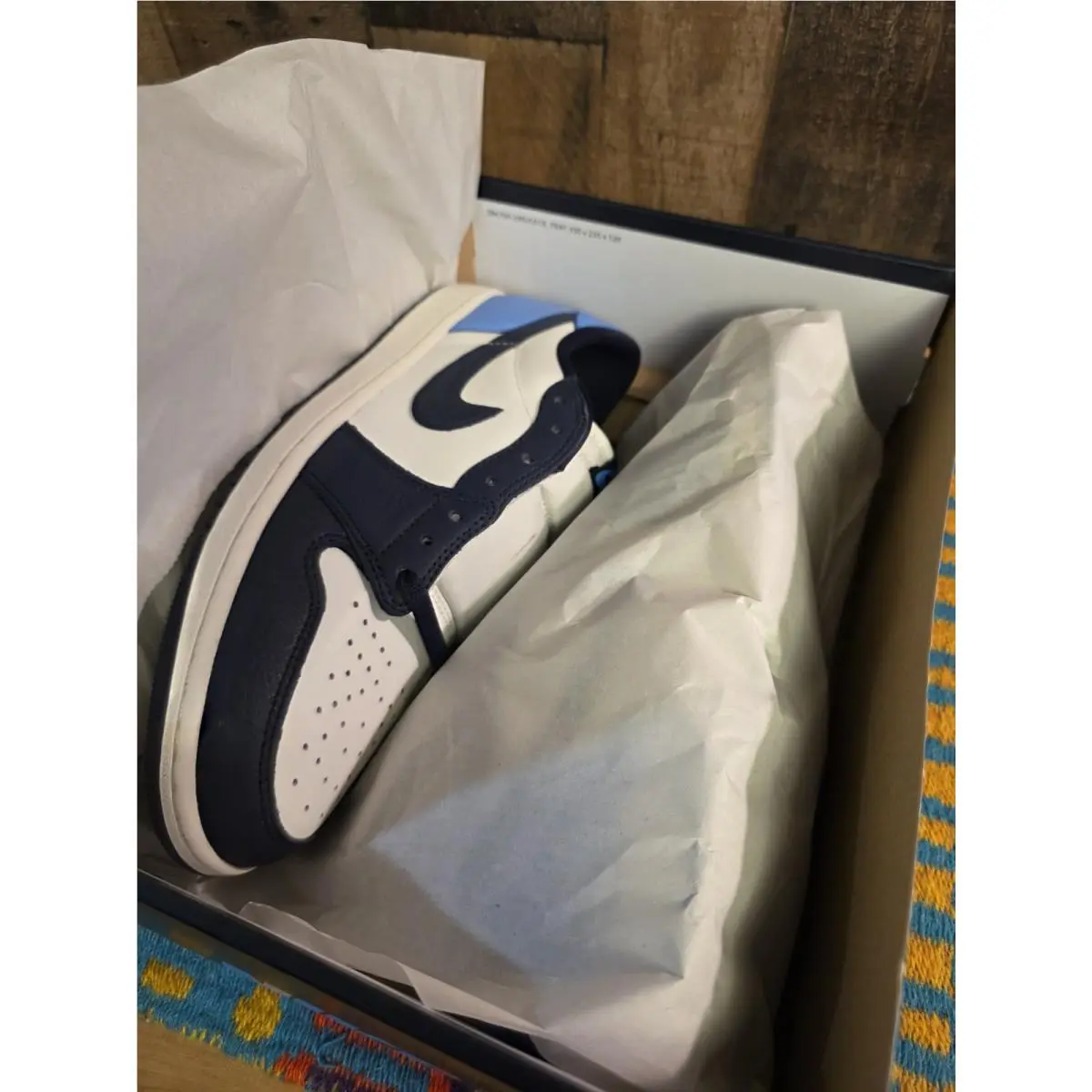 Nike shoes - Air Jordan 1 - Air - CZ0790-400 - Blue, Manufacturer: Obsidian/University Blue/Sail 13