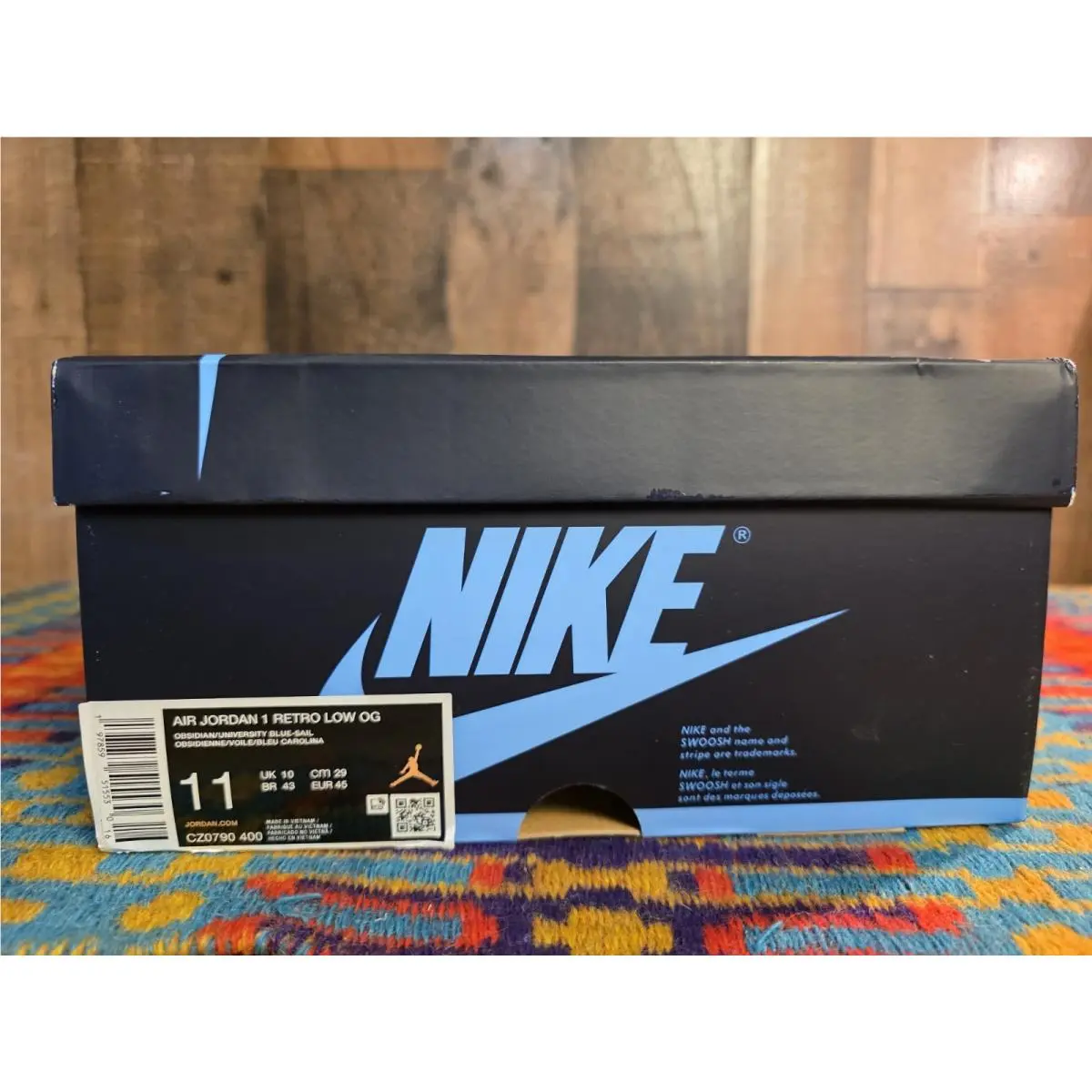 Nike shoes - Air Jordan 1 - Air - CZ0790-400 - Blue, Manufacturer: Obsidian/University Blue/Sail 14