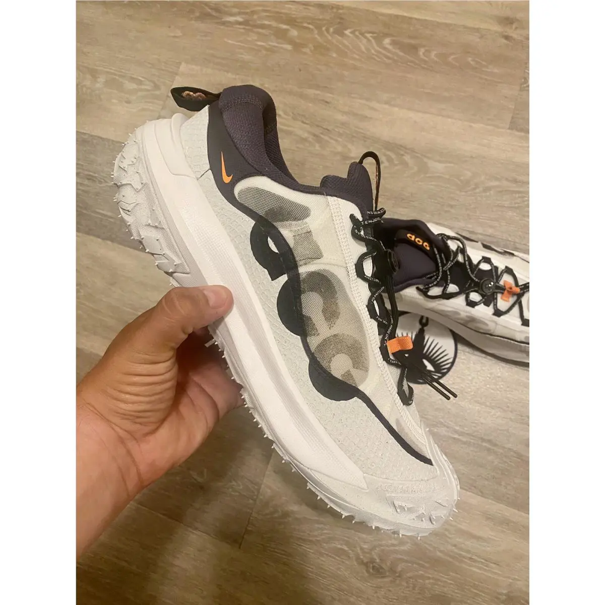 Nike shoes - Nike ACG Mountain Fly 2 - DV7903-001 - Gridiron/Black/Summit White/Bright Mandarin (UPC: 196604399067) 8