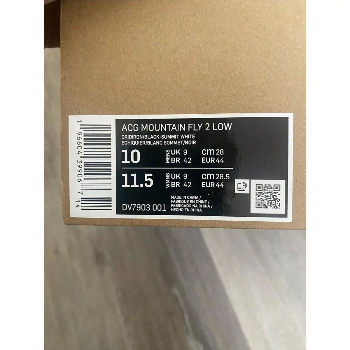 Nike shoes - Nike ACG Mountain Fly 2 - DV7903-001 - Gridiron/Black/Summit White/Bright Mandarin (UPC: 196604399067) 10