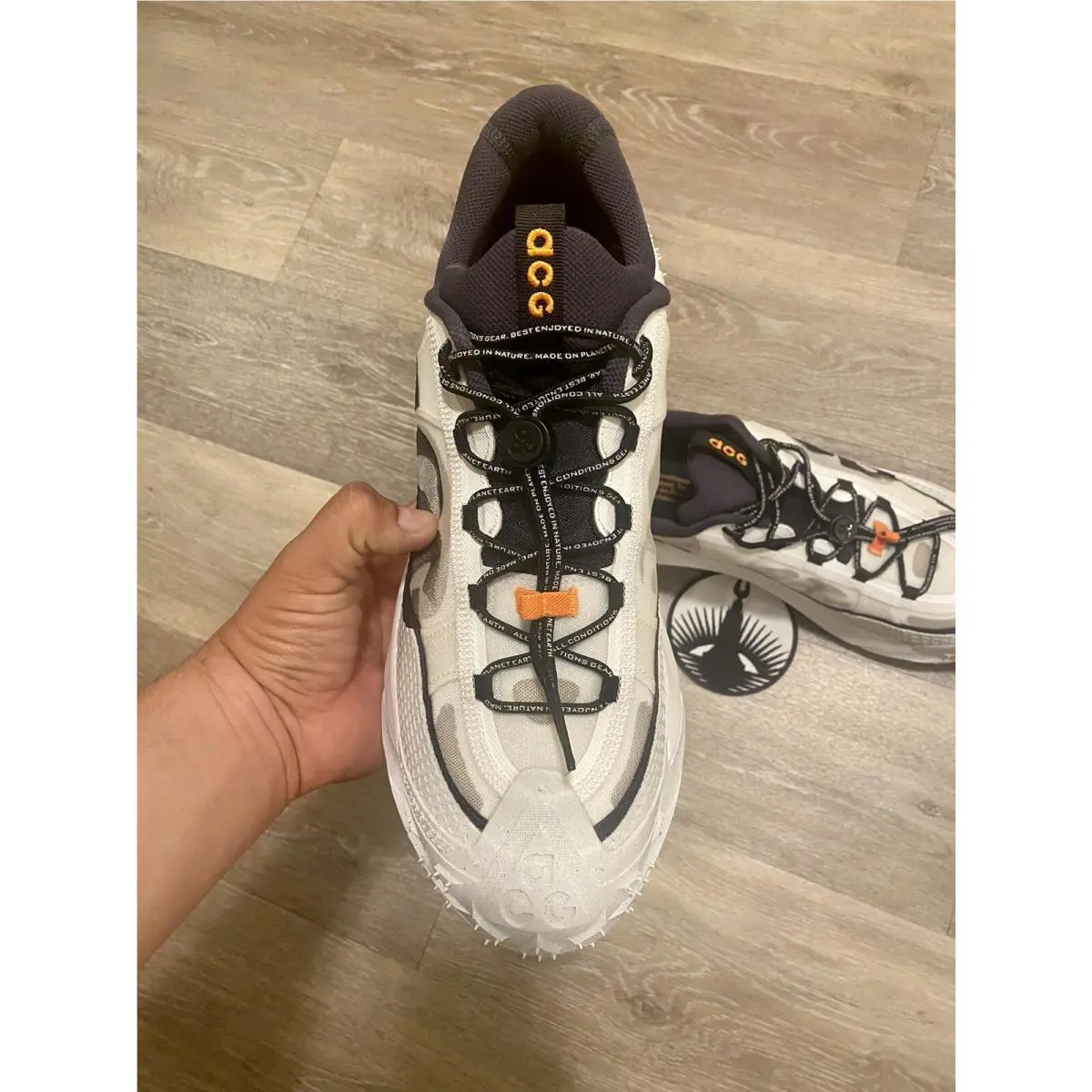 Nike shoes - Nike ACG Mountain Fly 2 - DV7903-001 - Gridiron/Black/Summit White/Bright Mandarin (UPC: 196604399067) 4