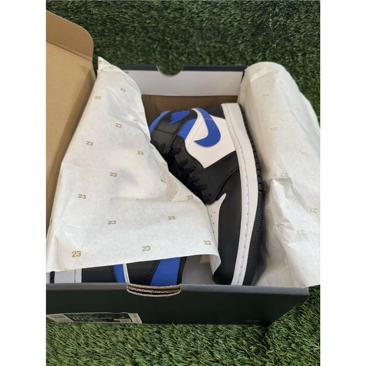 Nike shoes - Nike Air Jordan 1 - Air - 554724-140 - Racer Blue/White/Black 7