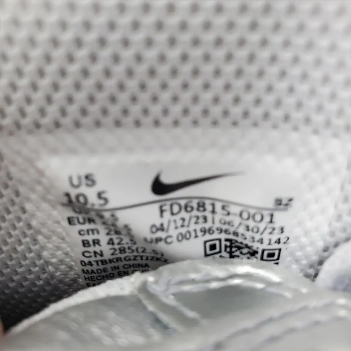 Nike shoes - Air Jordan 1 High G NRG - FD6815-001 - Silver 8