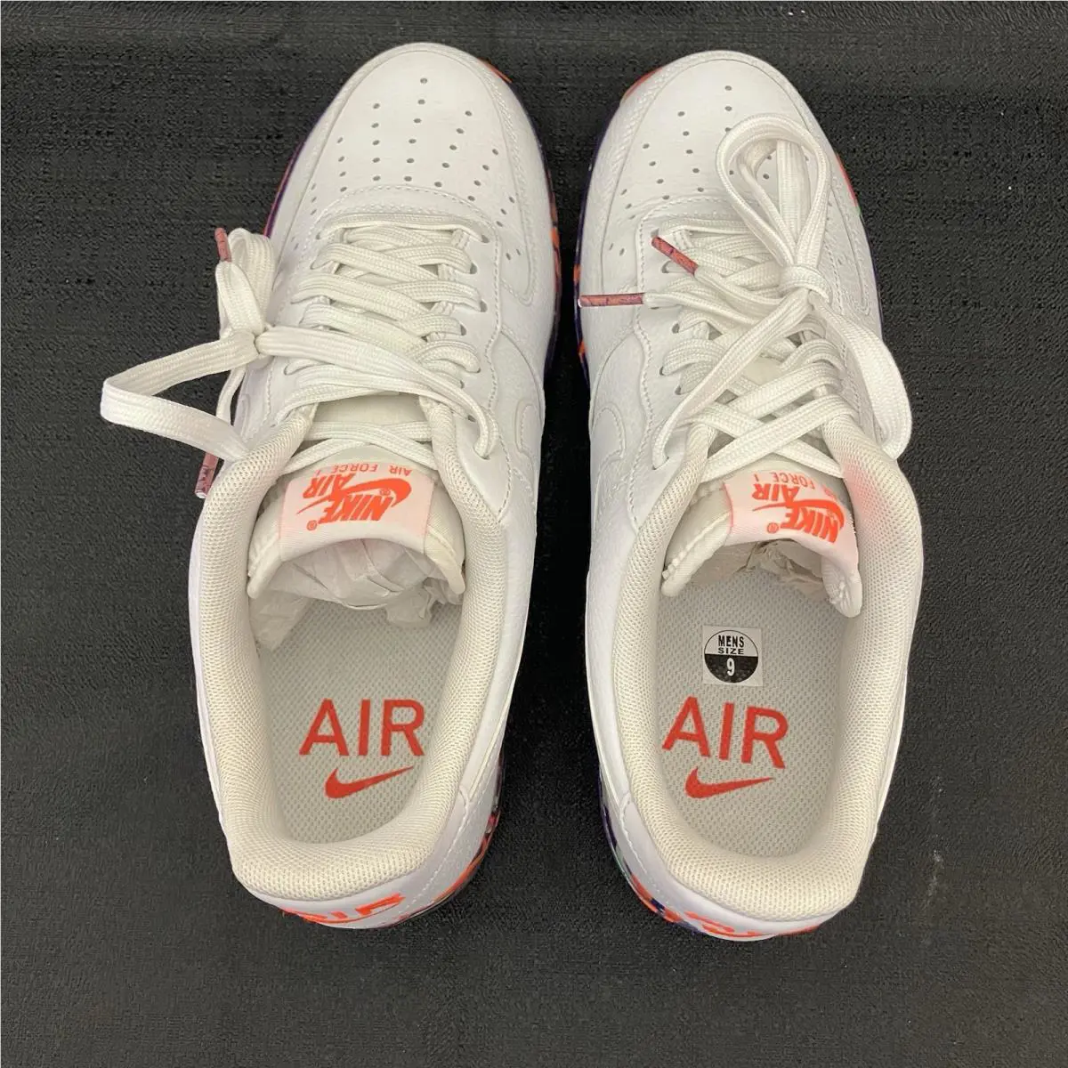 Nike shoes - Air Force 1 ‘07 Lvl 8 Leather QS - AV2187140 - White Vast Grey Multi Color 8