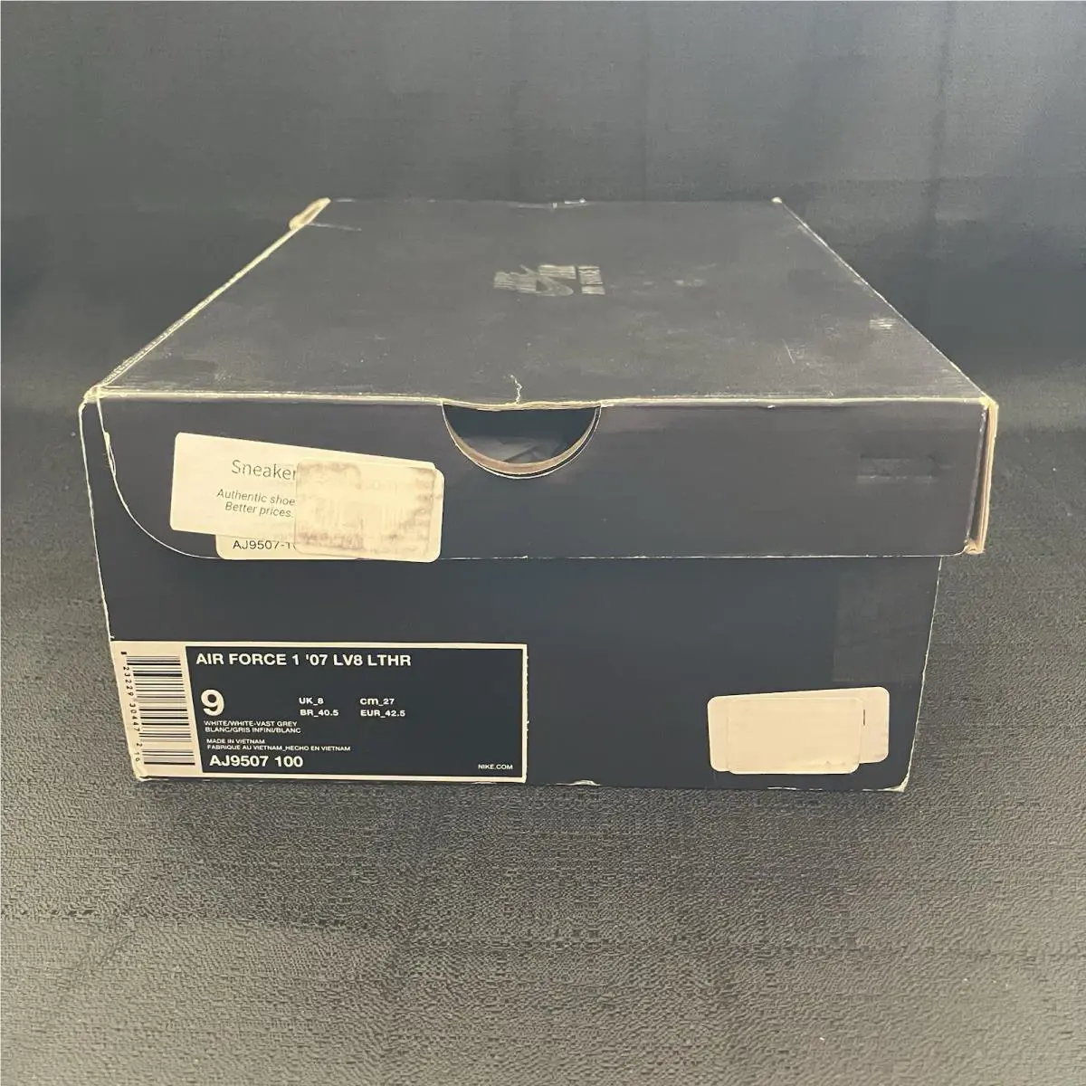 Nike shoes - Air Force 1 ‘07 Lvl 8 Leather QS - AV2187140 - White Vast Grey Multi Color 11