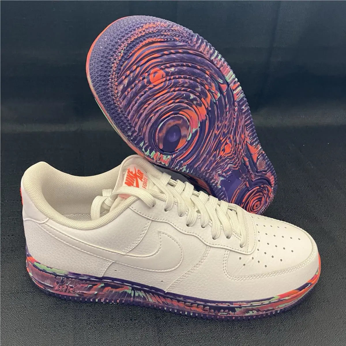 Nike shoes - Air Force 1 ‘07 Lvl 8 Leather QS - AV2187140 - White Vast Grey Multi Color 1