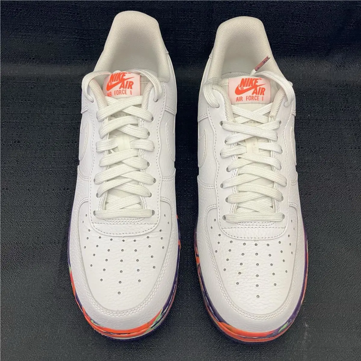 Nike shoes - Air Force 1 ‘07 Lvl 8 Leather QS - AV2187140 - White Vast Grey Multi Color 2