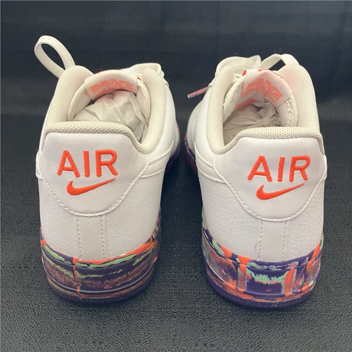 Nike shoes - Air Force 1 ‘07 Lvl 8 Leather QS - AV2187140 - White Vast Grey Multi Color 7