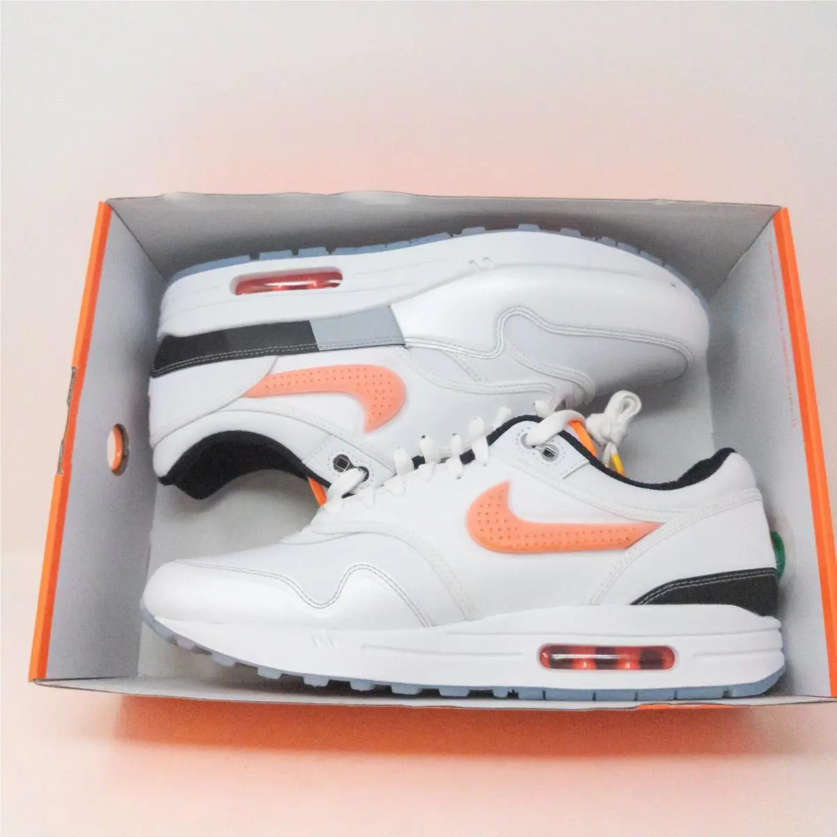 Nike shoes - Nike Air Max 1 - Air Max - HQ3503 100 - Red 0