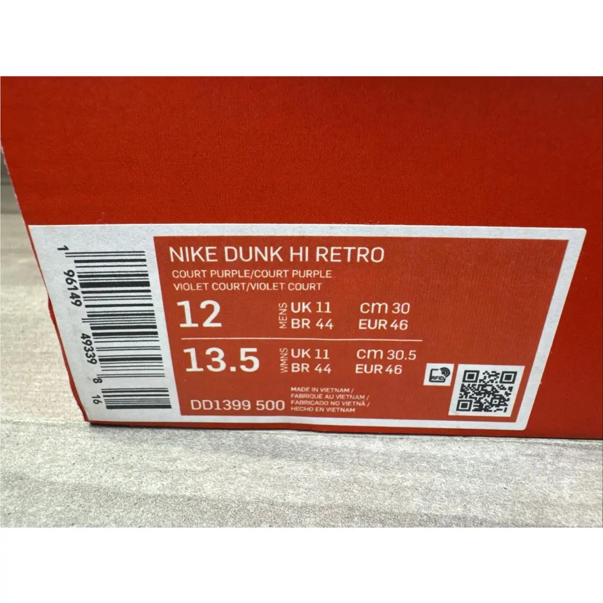 Nike shoes - Nike Dunk - Dunk - DD1399-500 - Purple (UPC: 0196149493398) 18