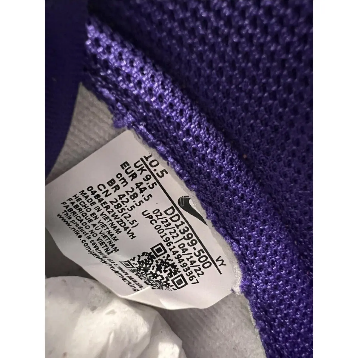 Nike shoes - Nike Dunk High - Dunk High - DD1399-500 - Purple (UPC: 196149493367) 9