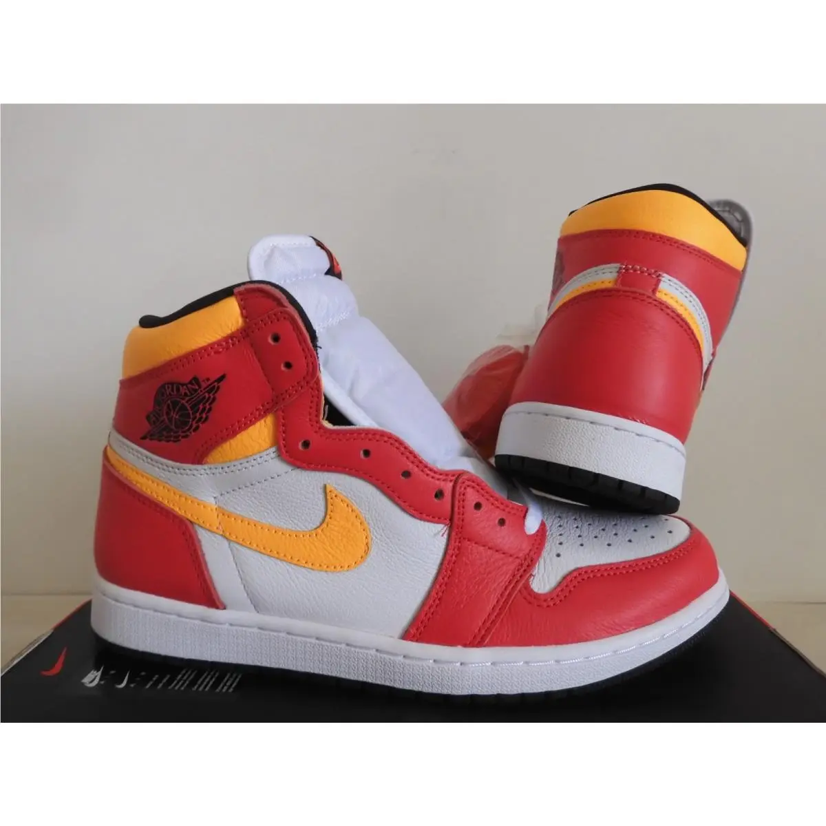 Nike shoes - Air Jordan 1 - Air - 555088-603 - Red (UPC: 194956641223) 1