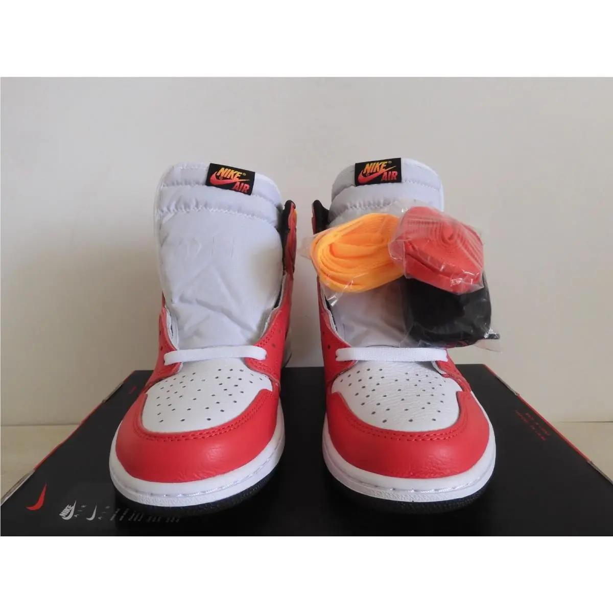 Nike shoes - Air Jordan 1 - Air - 555088-603 - Red (UPC: 194956641223) 2